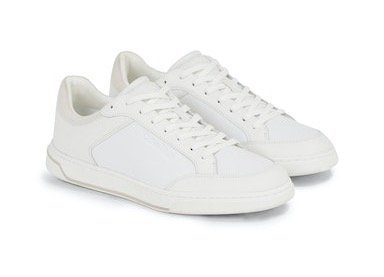 Calvin Klein LOW TOP LACE UP LTH Sneaker mit seitlichem Logoschriftzug, Freizeitschuh, Halbschuh, Schnürschuh