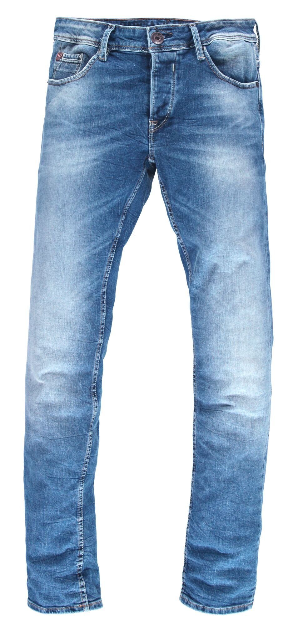 GARCIA JEANS 5-Pocket-Jeans GARCIA SAVIO blue vintage used 630.5763 - Motion Denim