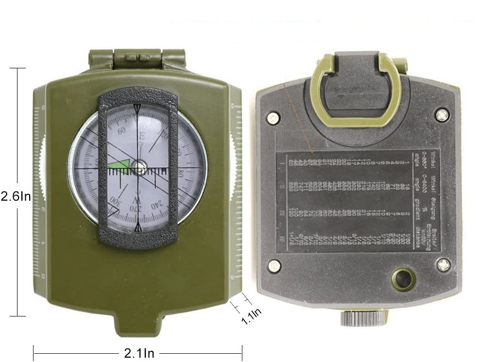 Marschkompass Militär mit Kartenkompass Kompass Tasche Jormftte