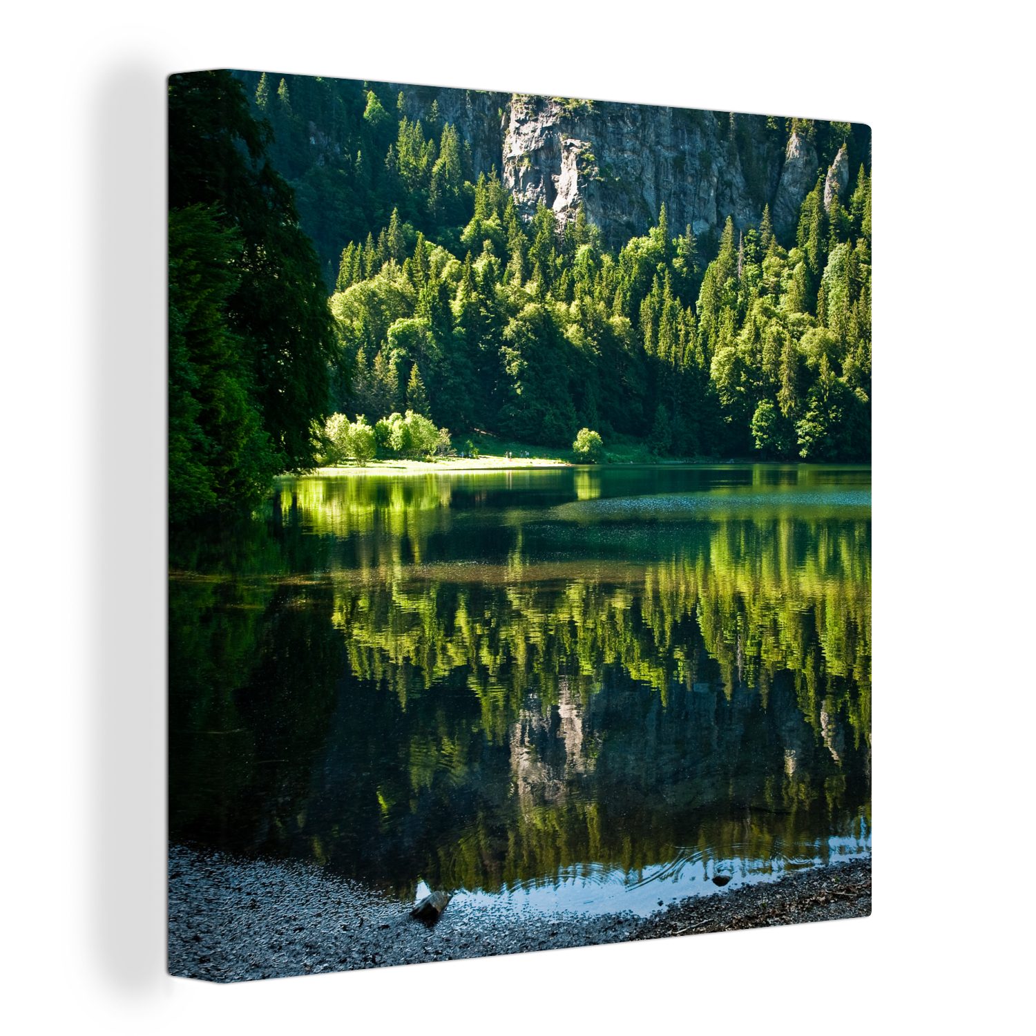 OneMillionCanvasses® Leinwandbild Blick vom Ufer des günstig online kaufen