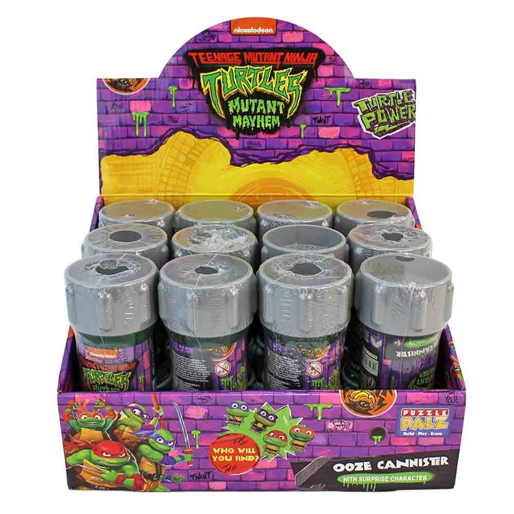 SAMBRO Merchandise-Figur Teenage Mutant Ninja Turtles Ooze Kanister inkl. Spielfigur, (12-tlg)