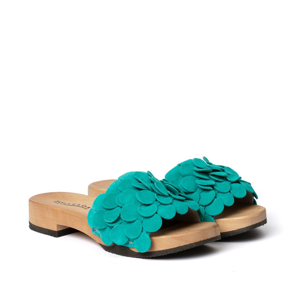 Softclox BELLA Kaschmir türkis (hazelnut) Pantolette günstig online kaufen