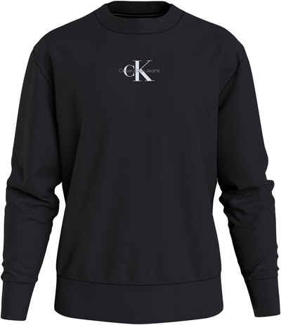 Calvin Klein Jeans Plus Sweatshirt PLUS MONOLOGO CREW NECK