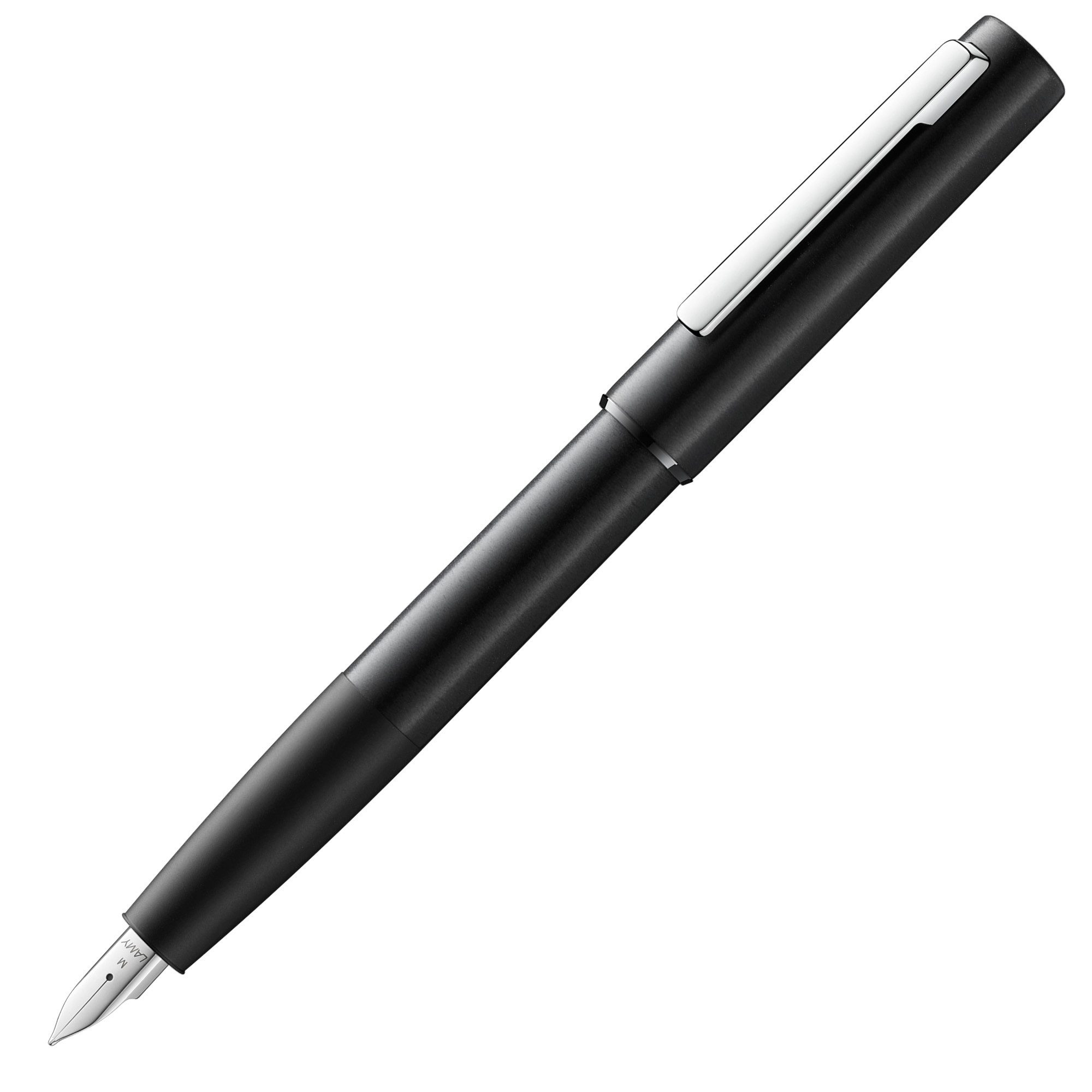 LAMY Füller LAMY aion schwarz Füller Alu Gehäuse mit Edelstahl Clip Stahlfeder in