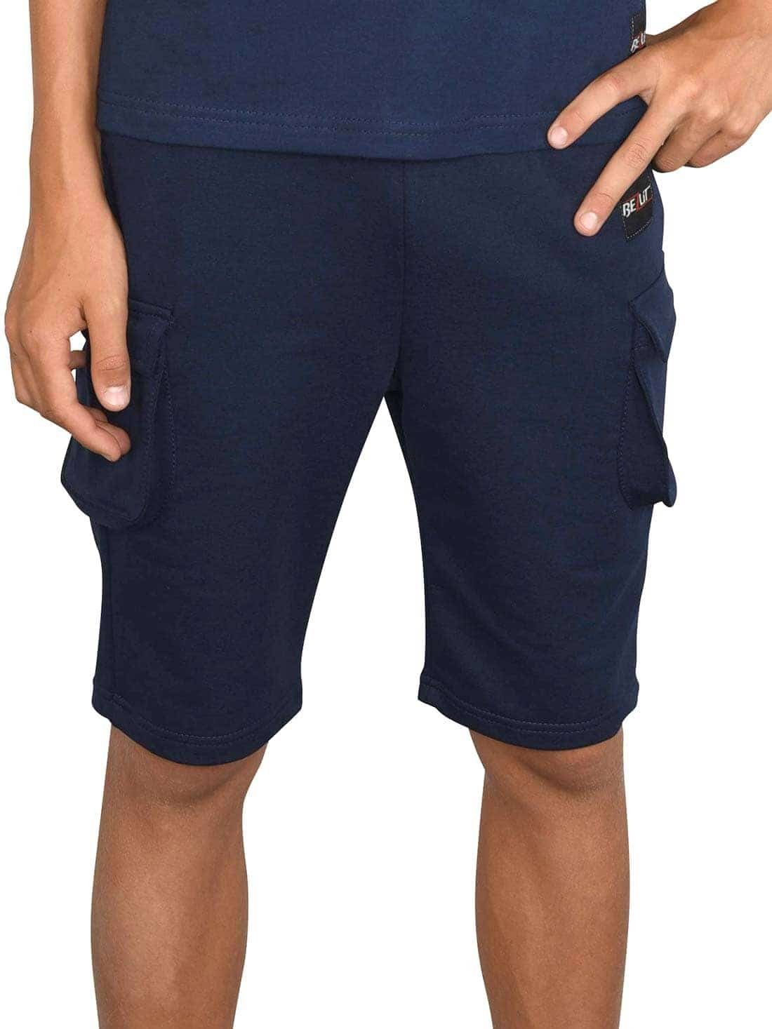 Cargoshorts Kinder Jungen Cargo Stoff Shorts
