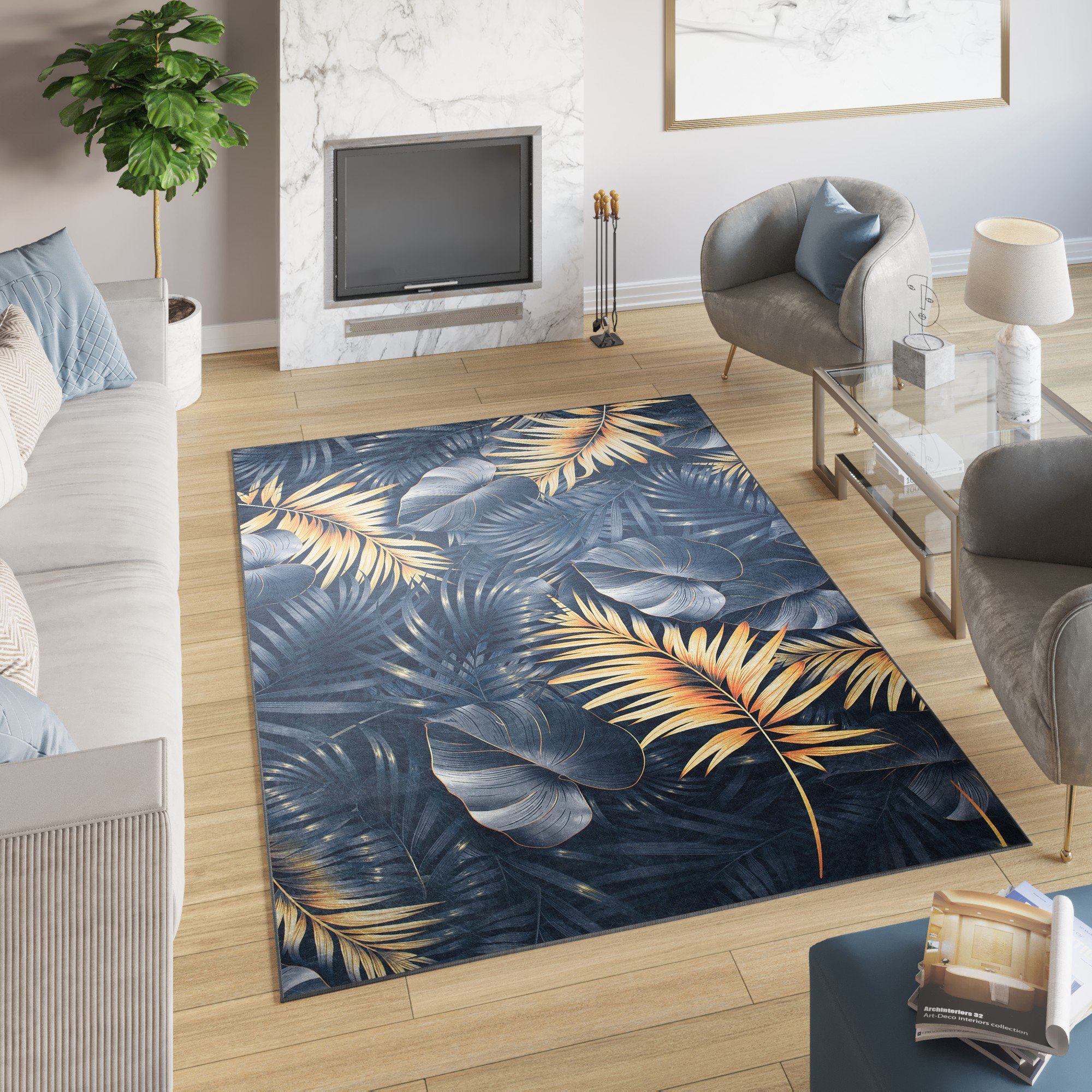 Tapiso Designteppich TOSCANA, rechteckig, Höhe: 6 günstig online kaufen