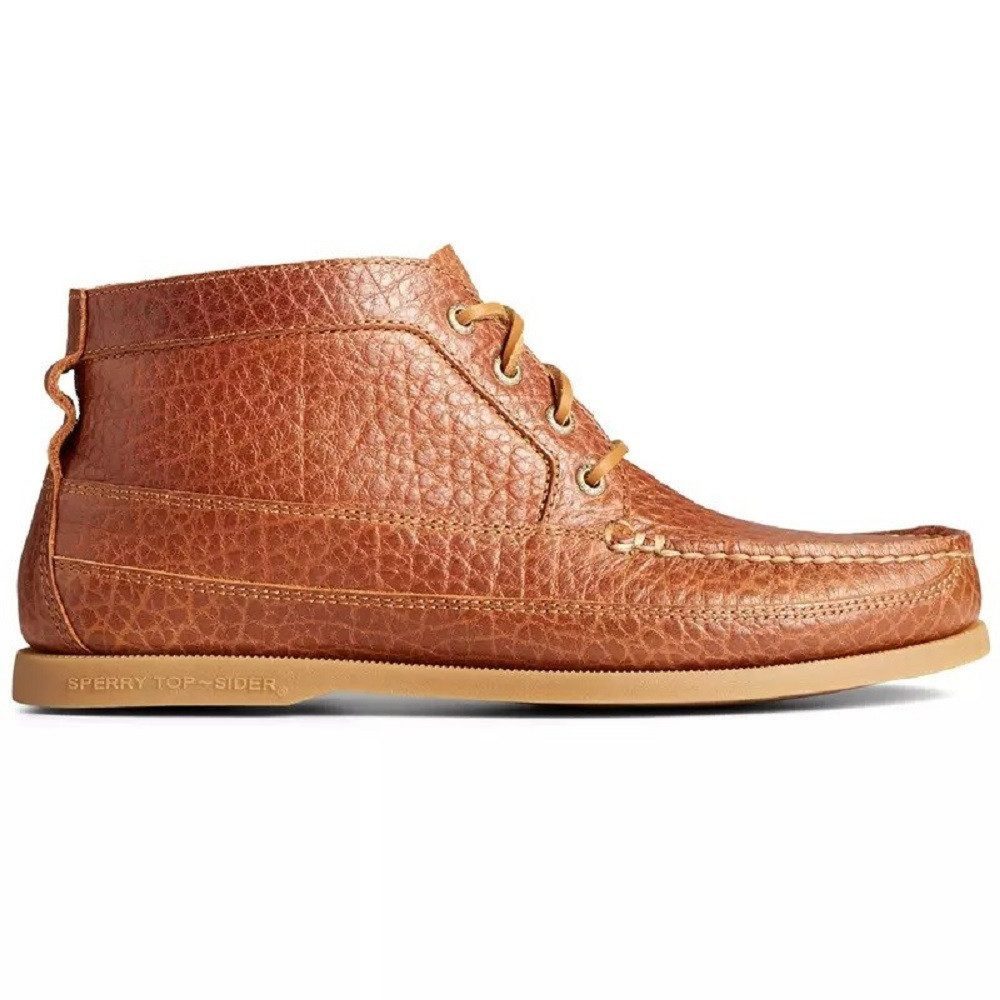 Sperry Boat Chukka Tan Herren Leder Schnürschuhe Boots Stiefel STS23632 Stiefel