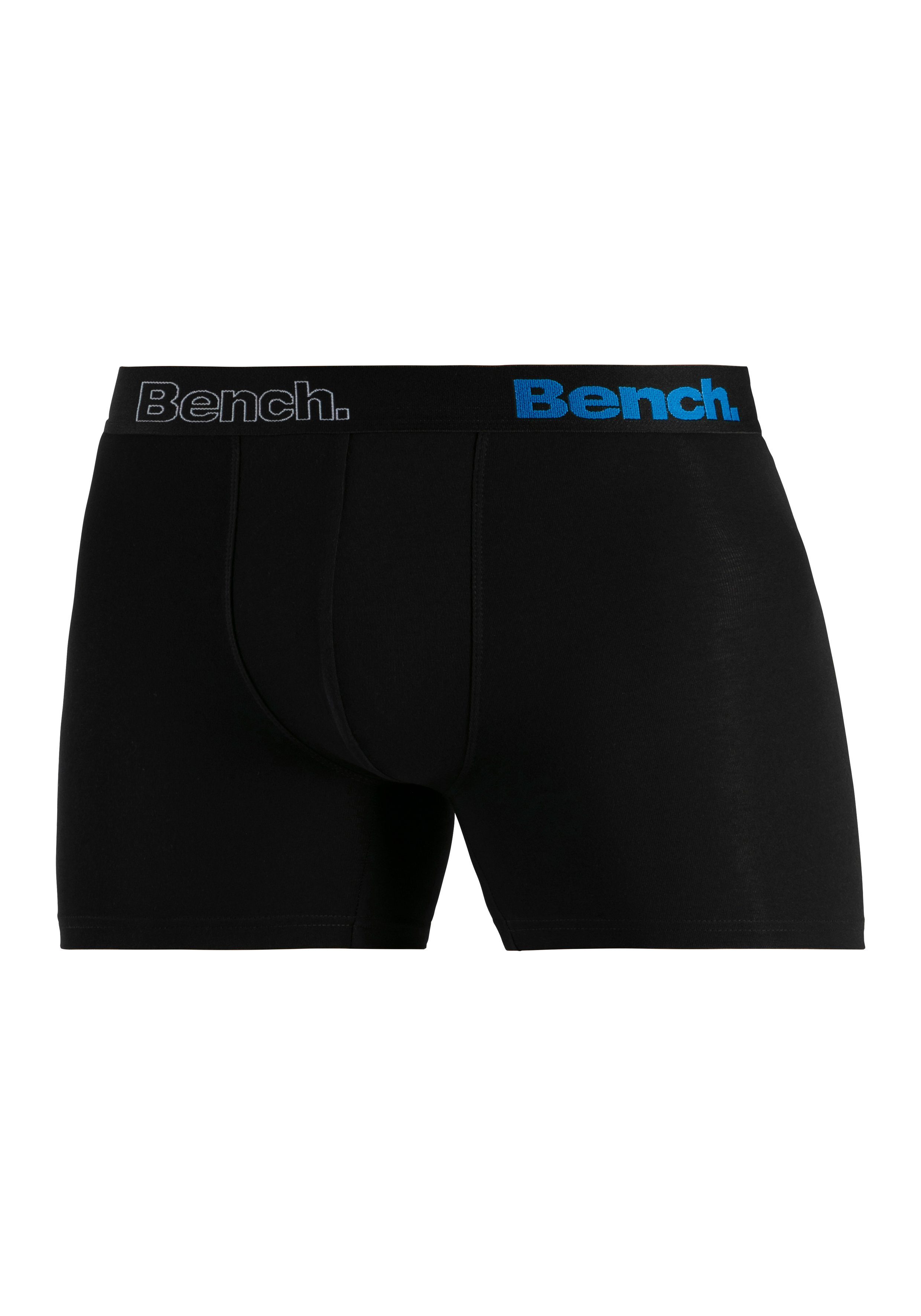 Bench. Langer Boxer Boxershorts für Herren (Packung, 4-St) Unterhosen mit Logoschriftzug im Bund – Bild 4 von 5