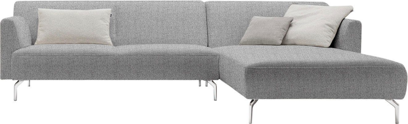 hülsta sofa Ecksofa hs.446, in minimalistischer, schwereloser Optik, Breite 296 cm