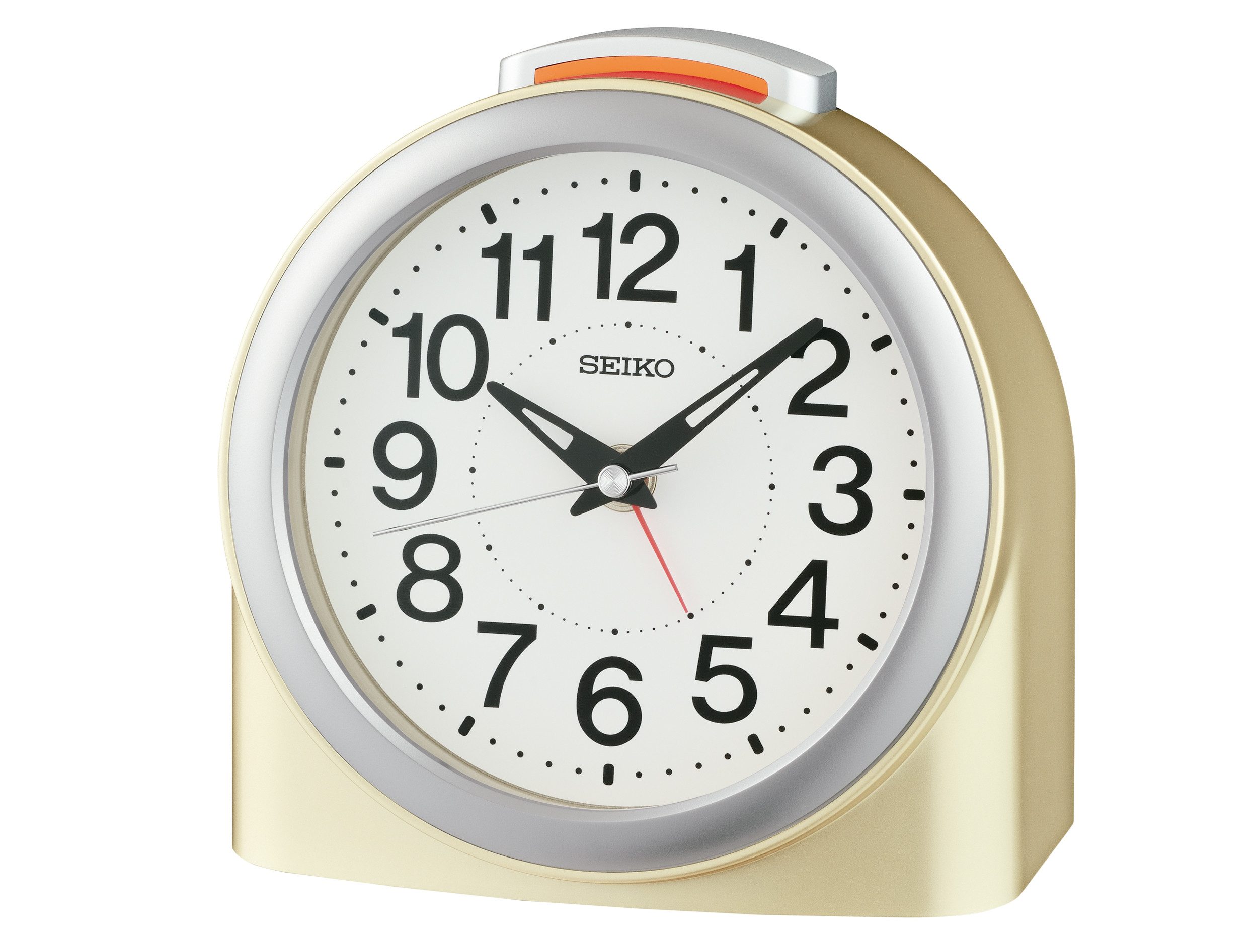 Seiko Quarzwecker Wecker, Beleuchtung, Schlafzimmer, durchlaufende Sekunde, Piepalarm