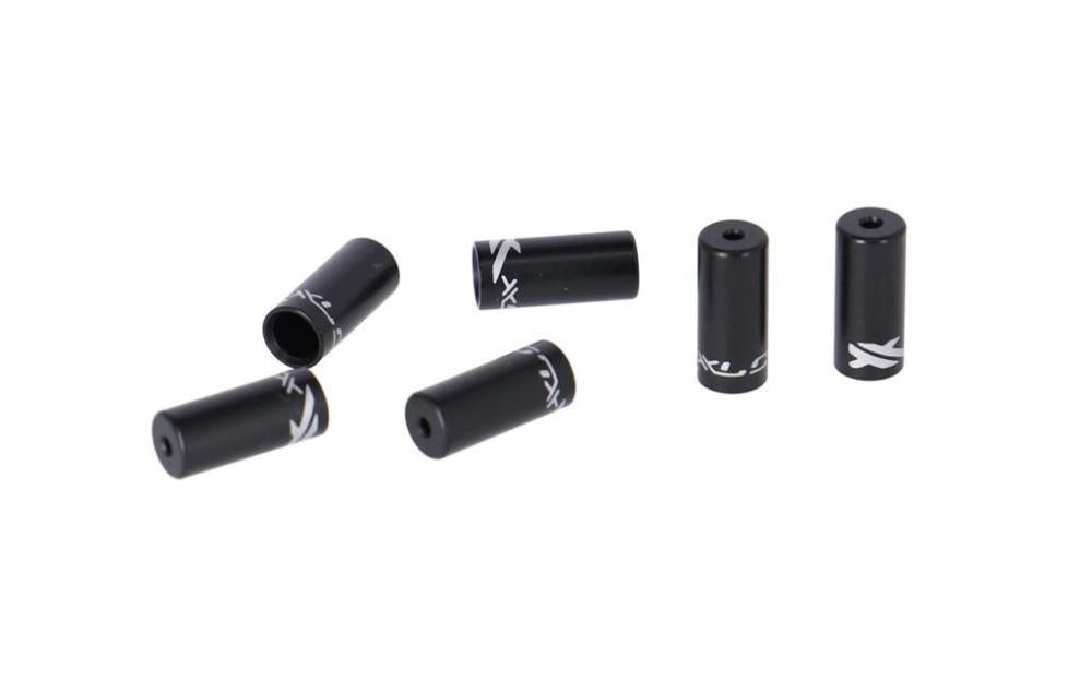 Schaltaugen-Richtwerkzeug XLC Alu-Endkappen Schaltaußenhü. SH-X07 schwarz, Innen Ø 4,0mm 50 Stüc