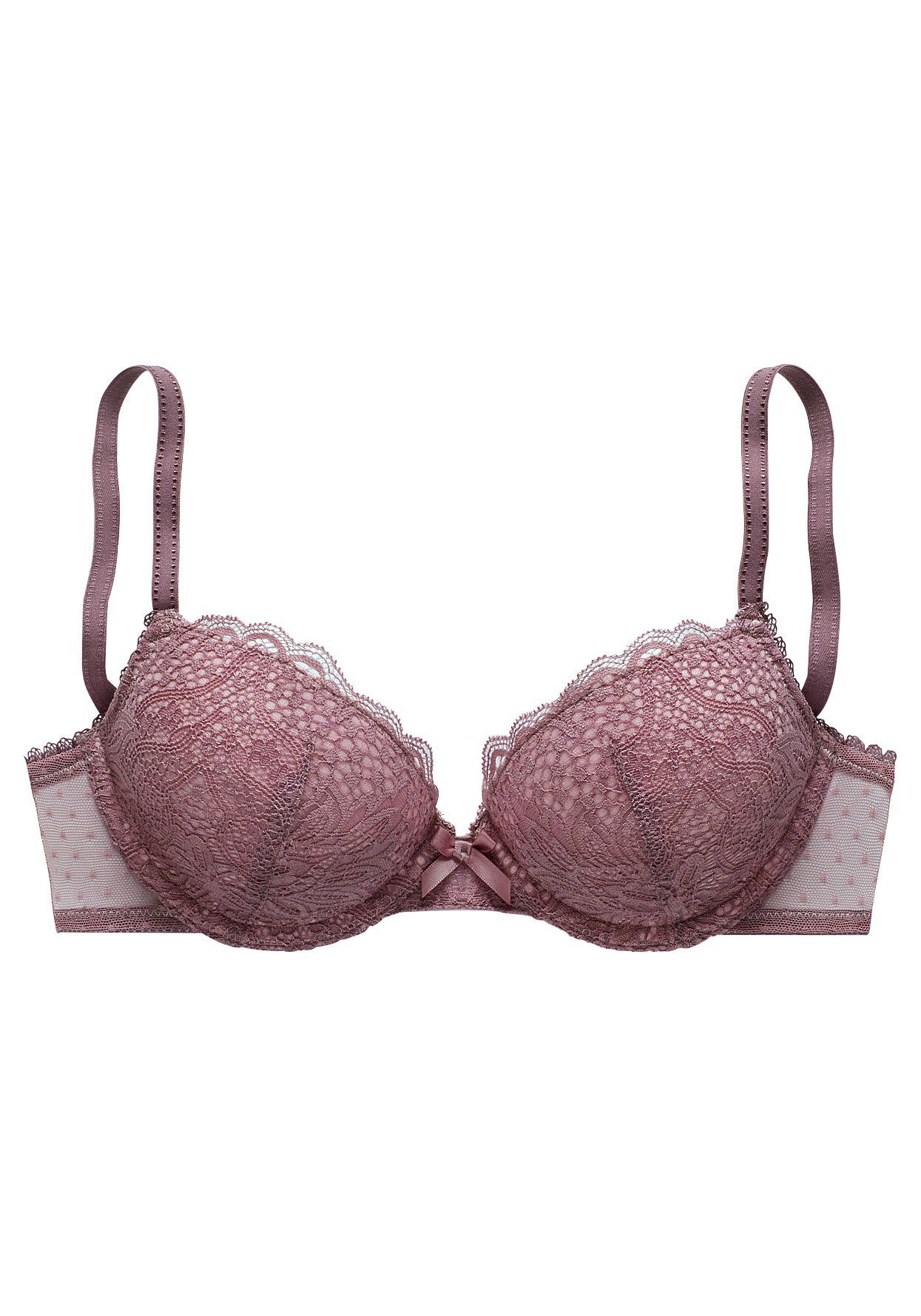 Vivance Push-up-BH rundherum mit floraler Spitze, Dessous. € 29,99