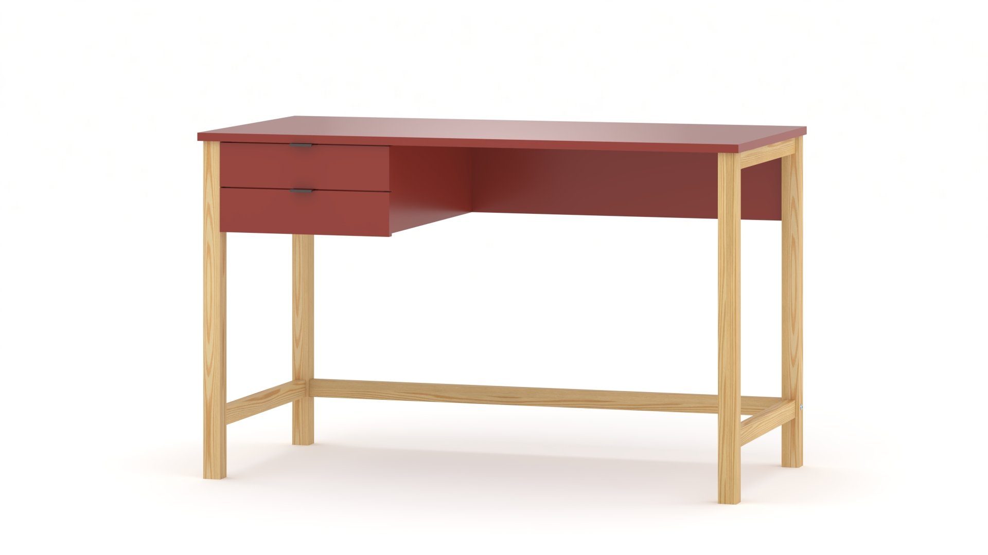 Siblo Schreibtisch Computertisch Klein - Schreibtische - Kinderschreibtische Rot
