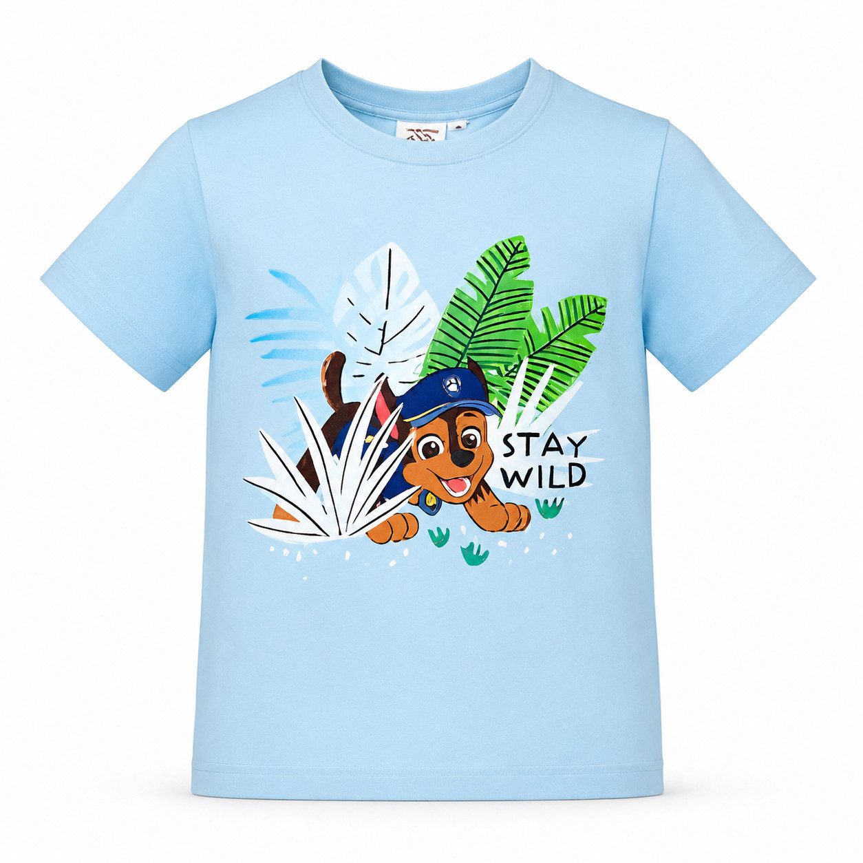 PAW PATROL Print-Shirt Paw Patrol Chase Kinder Jungen kurzarm T-Shirt Shirt