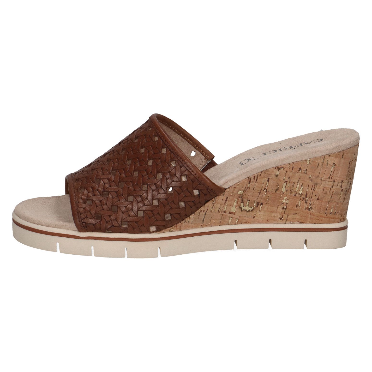 Caprice Caprice Damen Keilpantolette 9-27210-42-303 cognac günstig online kaufen