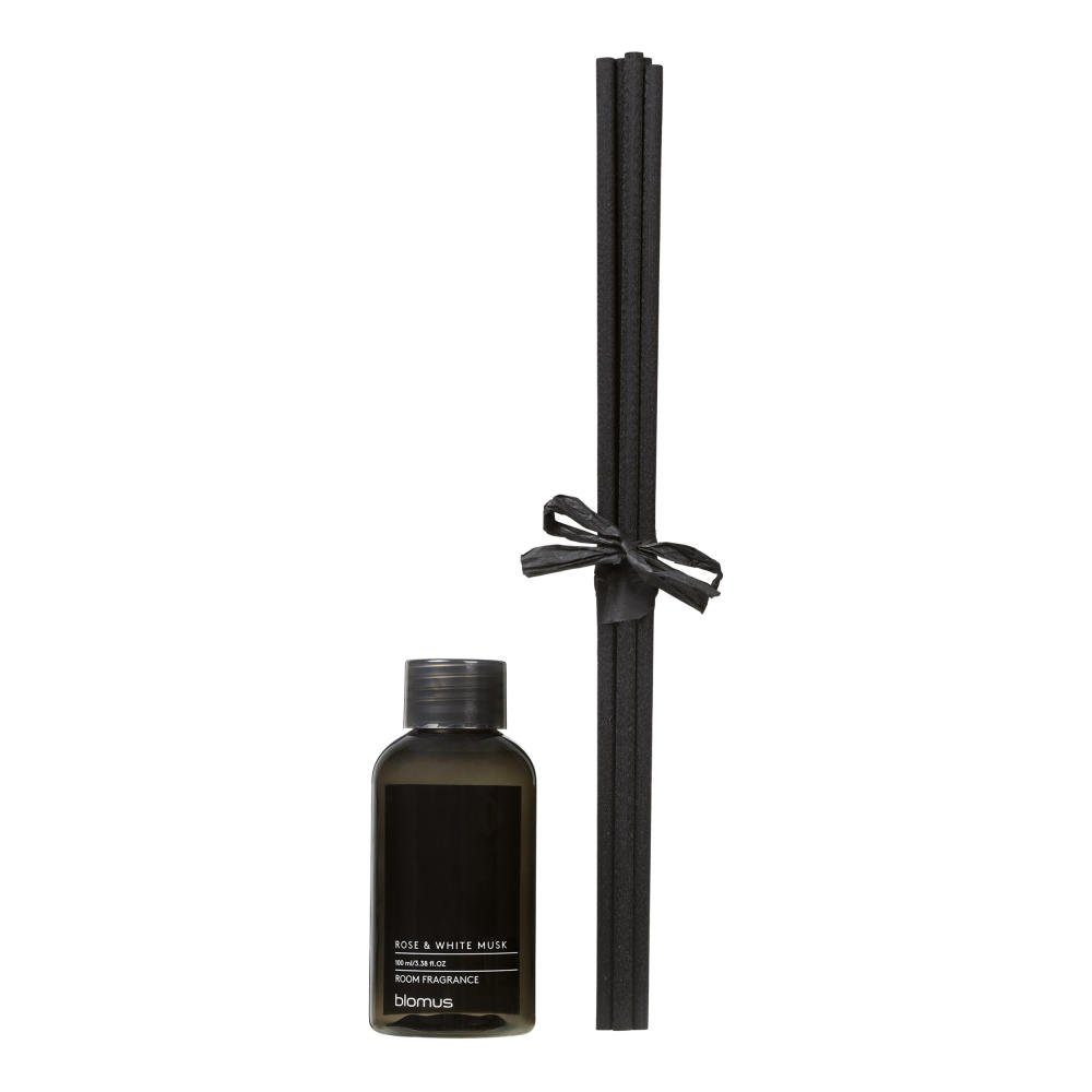 Luftbefeuchter Raumduft Nachfüllset FRAGA rose & white musk Duftöl Kunststoff schwarz