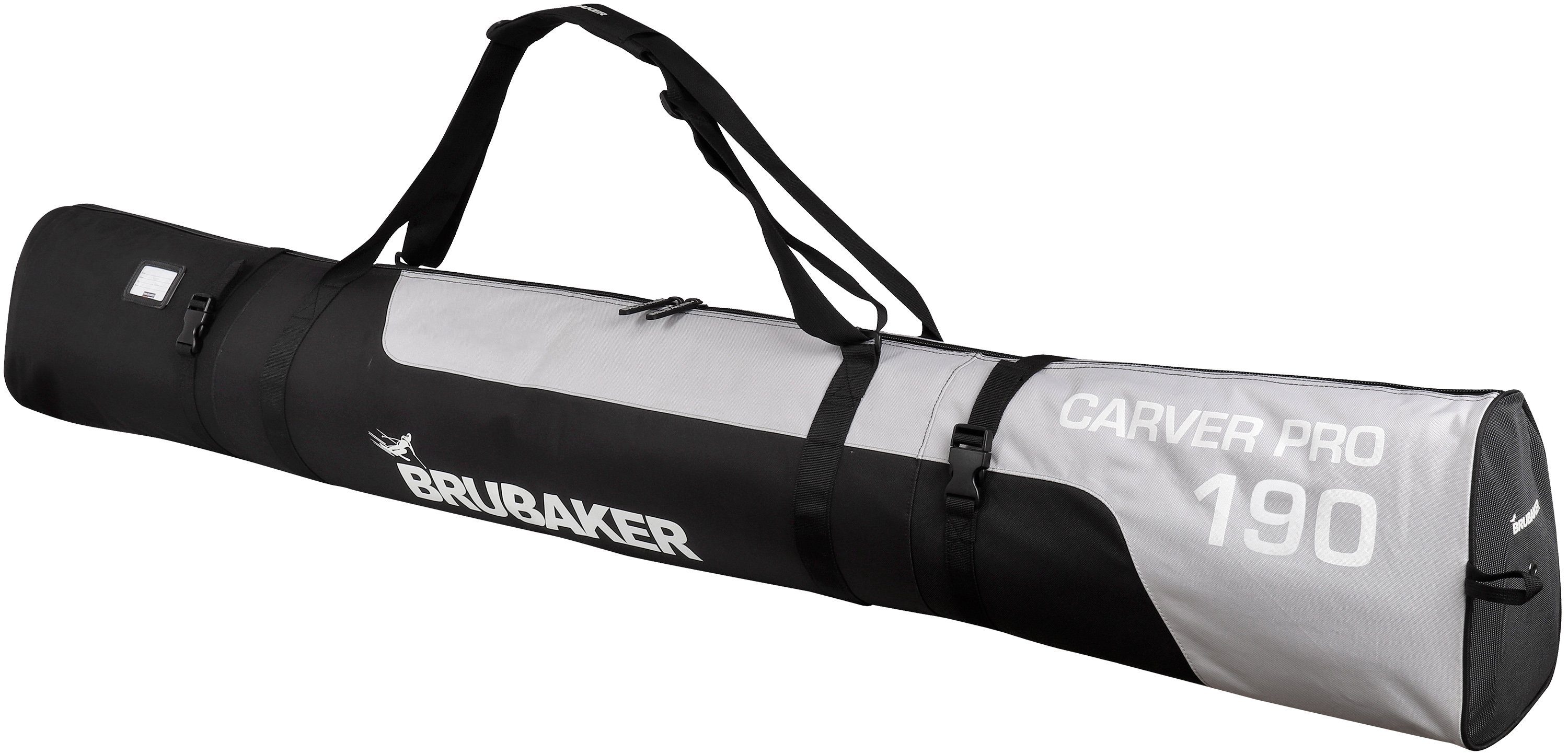 BRUBAKER Sporttasche Carver Pro Skitasche Skistöcke, Rucksacksystem, Zipperverschluss schnittfest), mit und Tasche gepolsterter und Skier Ski XP und für (1-tlg., reißfest Skisack Skibag