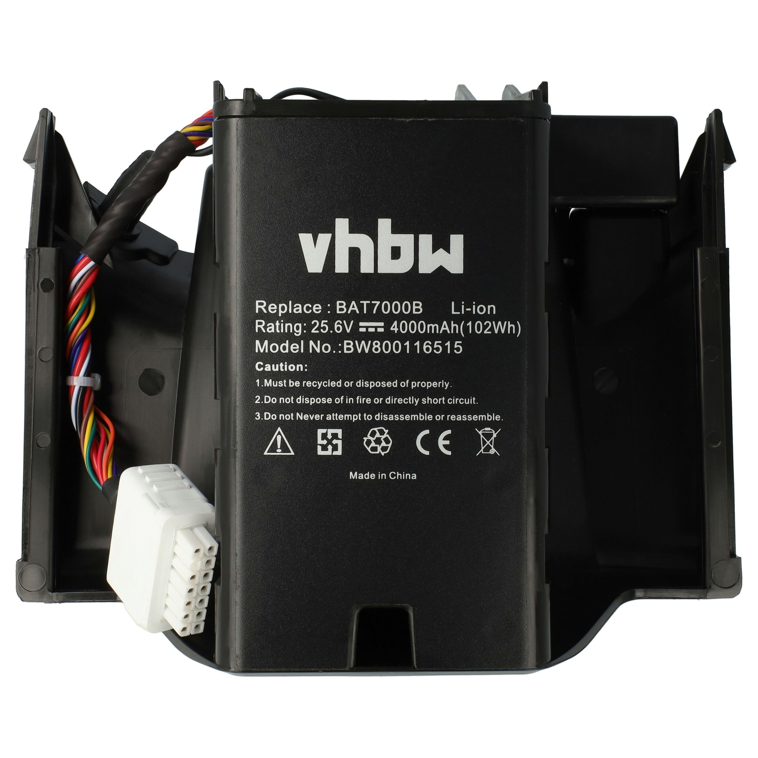 vhbw kompatibel mit Robomow Premium RC312, RC312u Akku Li-Ion 4000 mAh (25,6 V)