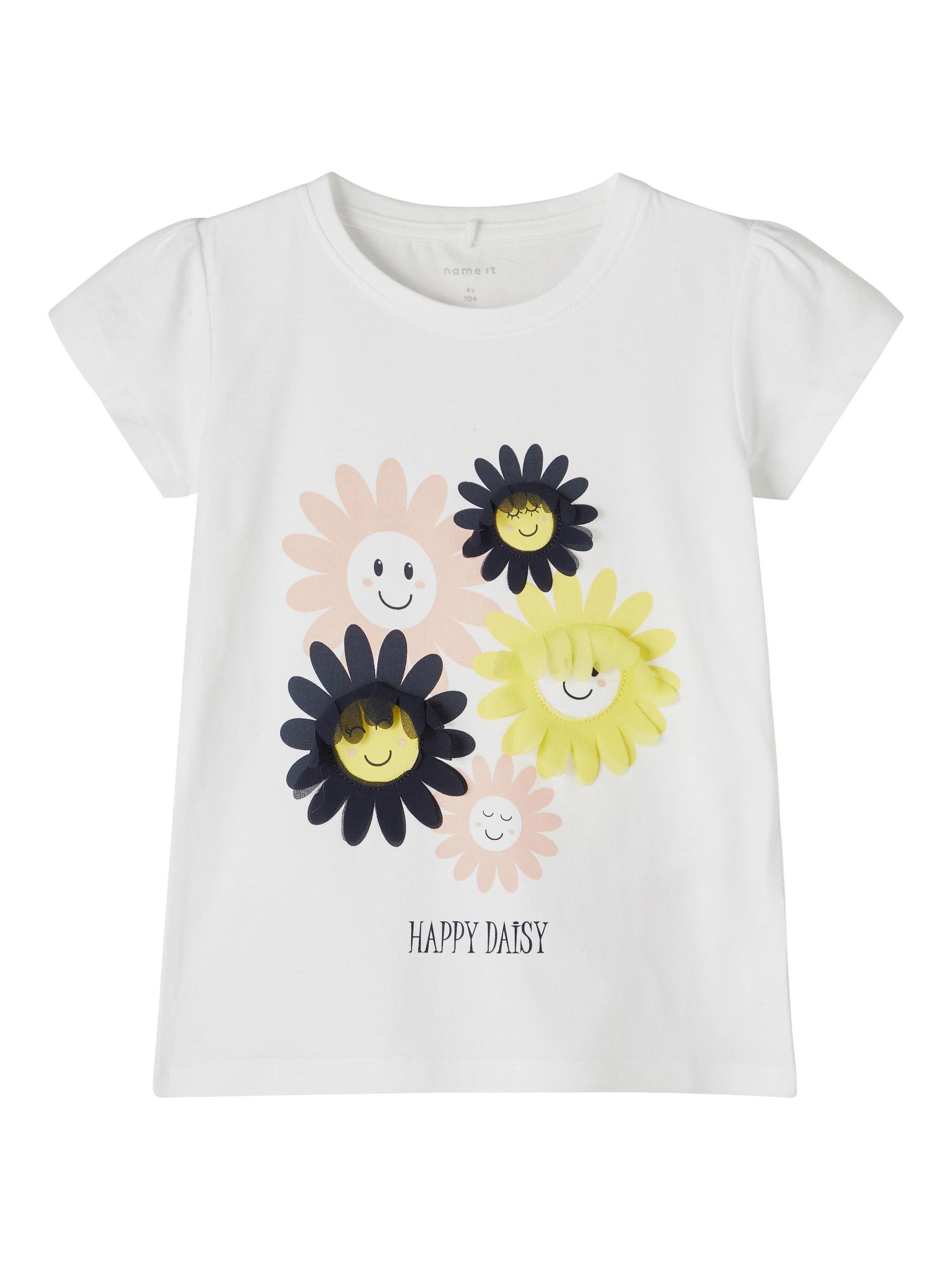 Name It T-Shirt NMFHAPPY CELIA TOP SMI bright white