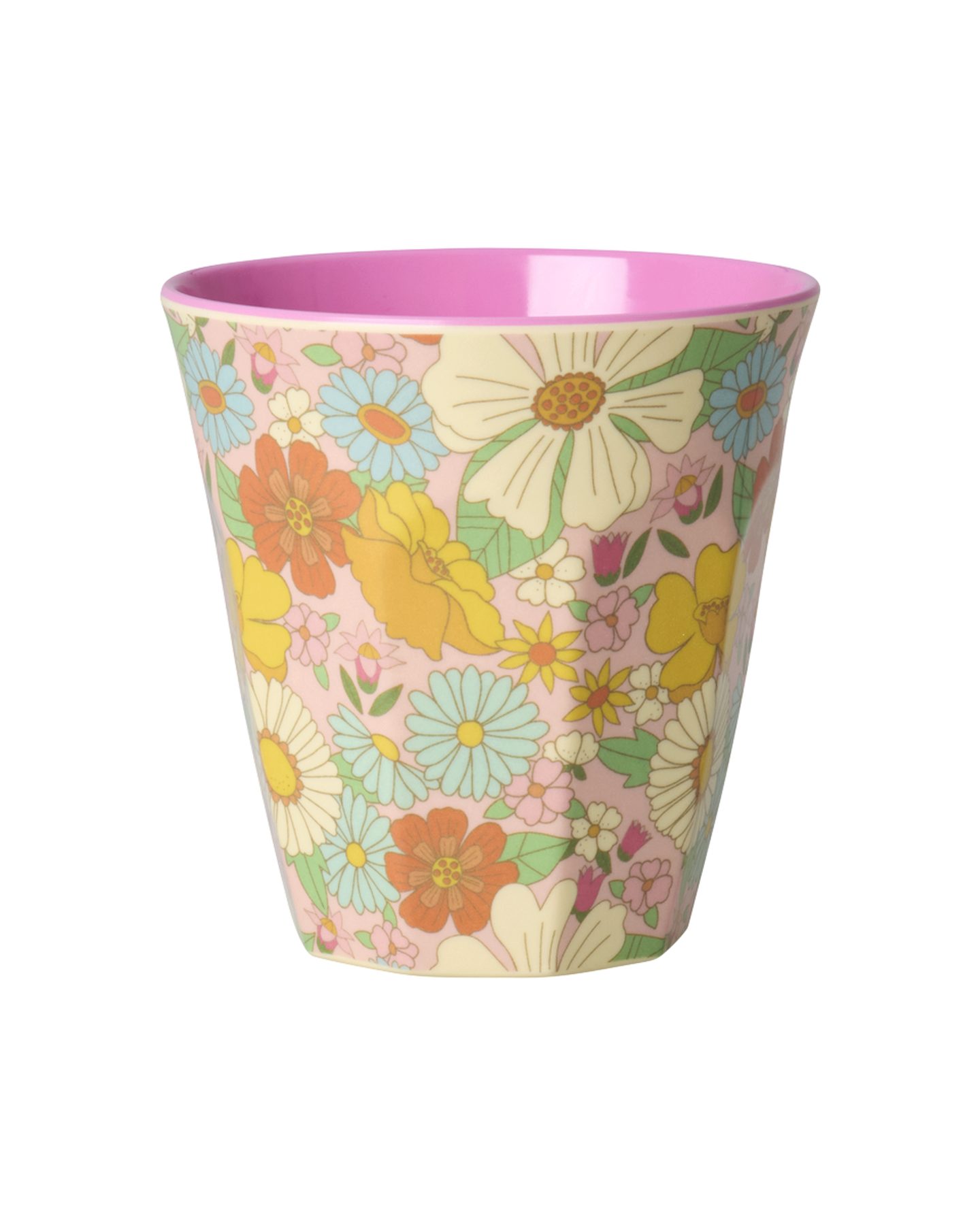 rice Becher Rice Melamin Becher - Bunt Flower Power Motiv 250ml, 1-tlg., Melamin
