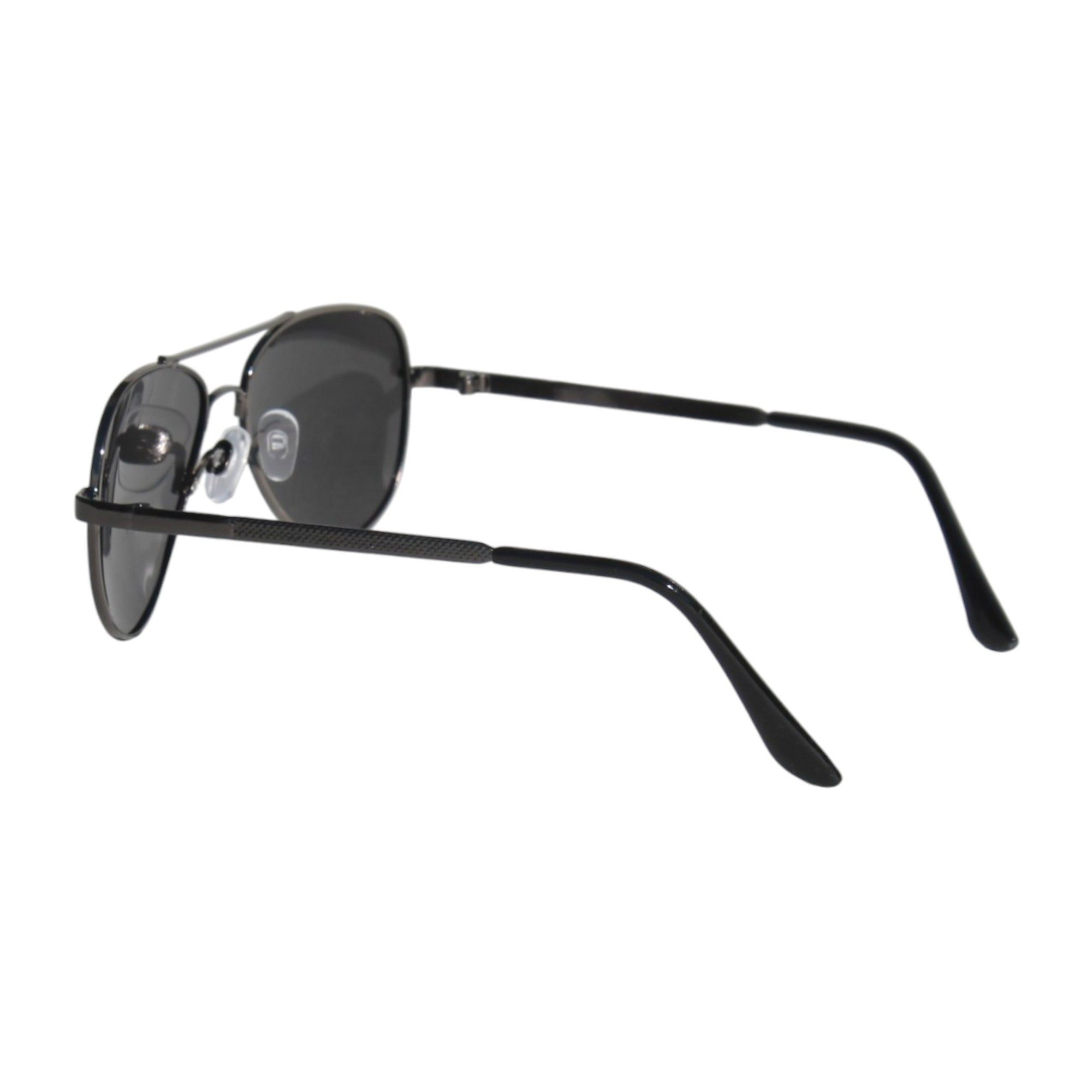 Rennec Sonnenbrille Kinder Pilotenbrille Polarisiert Jungen Mädchen 6 bis 11 Jahre (inklusive Brillenbeutel) Gläser UV400 Schwarz Getönt, stabiles Metallgestell