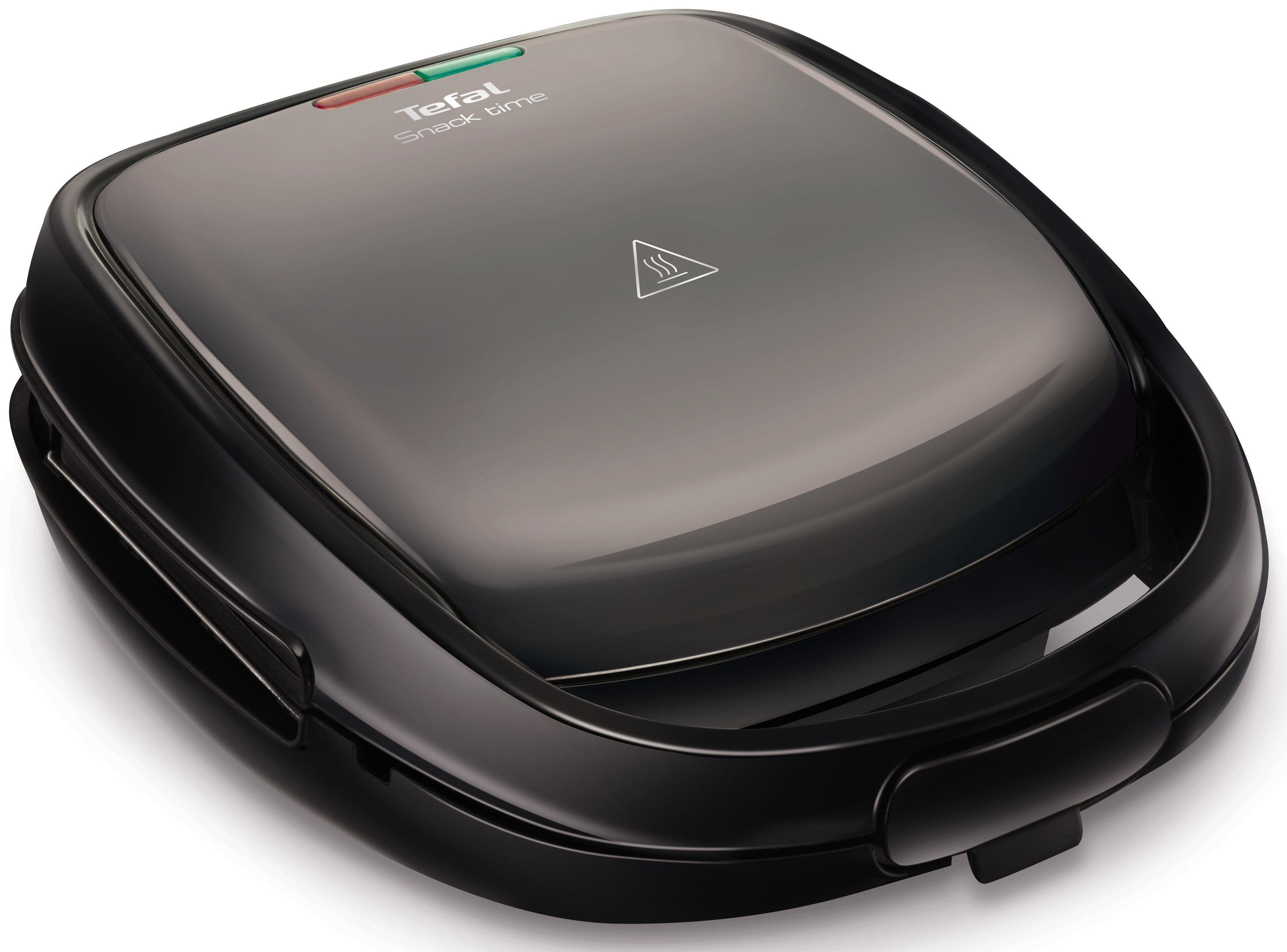 Tefal 2-in-1-Sandwichmaker SW341B, 700 W, 2 herausnehmbare, antihaftbeschichtete Plattensets inklusive