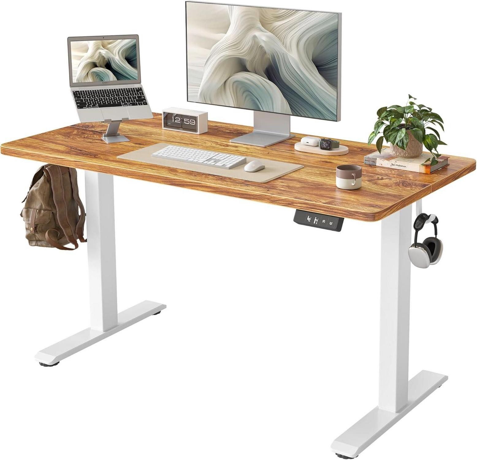 Stehpult Elektrischer Schreibtisch Höhenverstellbar 120x60 cm Stehschreibtisch