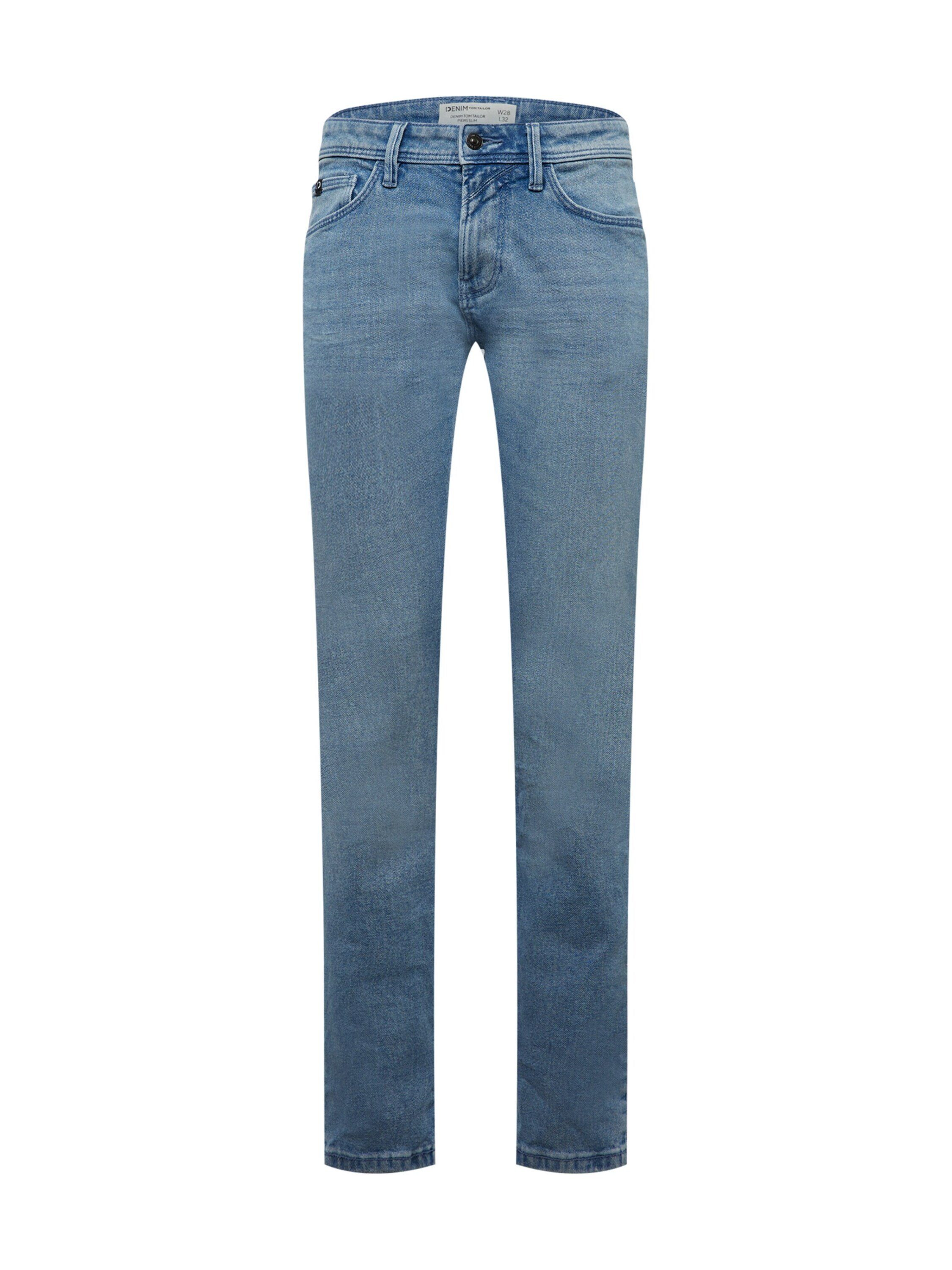 TOM TAILOR (1-tlg) Skinny-fit-Jeans Denim hellblau PIERS