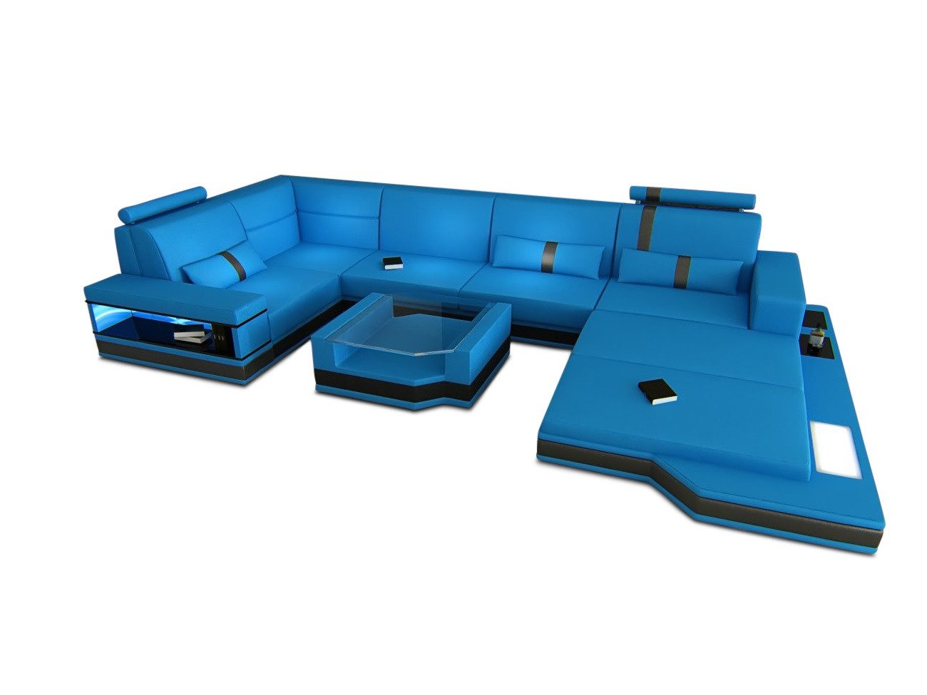Sofa Dreams Wohnlandschaft Ledersofa Ledercouch Messana günstig online kaufen