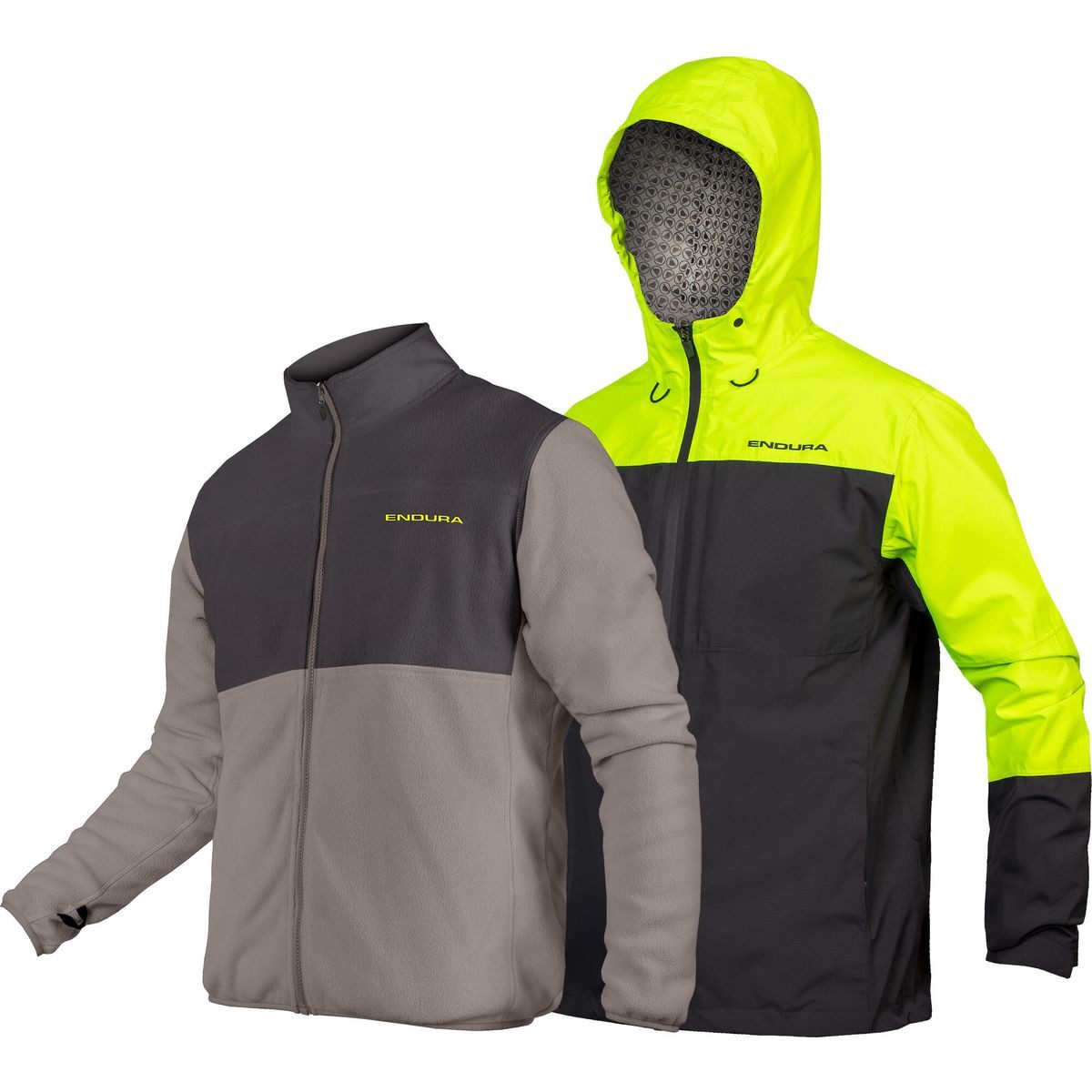 Endura Fahrradjacke Hummvee 3-IN-1 Waterproof Jack Multifunktionale, wasserdichte Jacke mit integriertem Fleece für