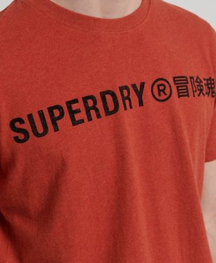 Superdry T-Shirt WORKWEAR LOGO VINTAGE T SHIRT Americana Orange Marl