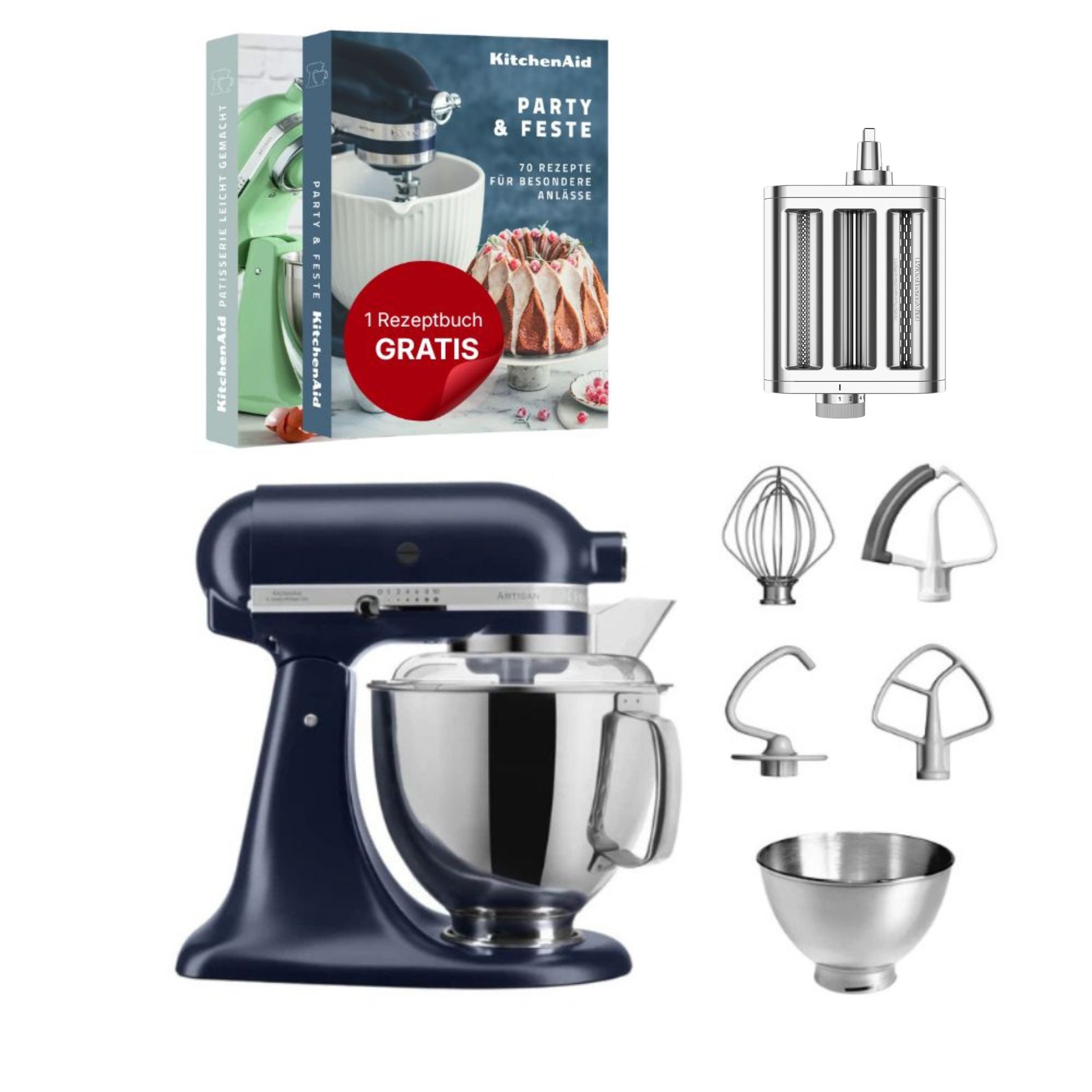 KitchenAid Küchenmaschine KitchenAid 4,8 L 5KSM175 Artisan Küchenmaschine Pastalover