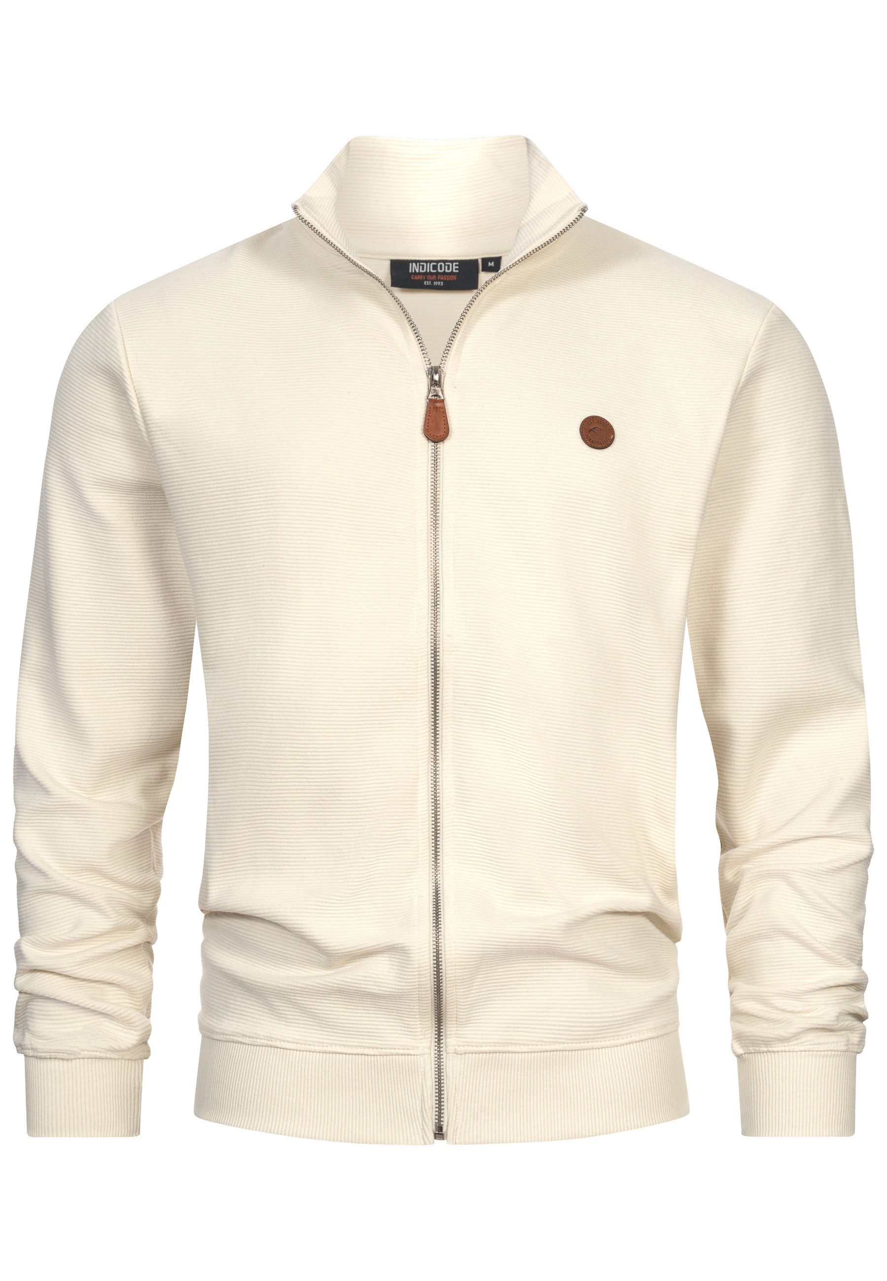 Indicode Sweatjacke INGuadalupe Cardigan mit dezentem günstig online kaufen