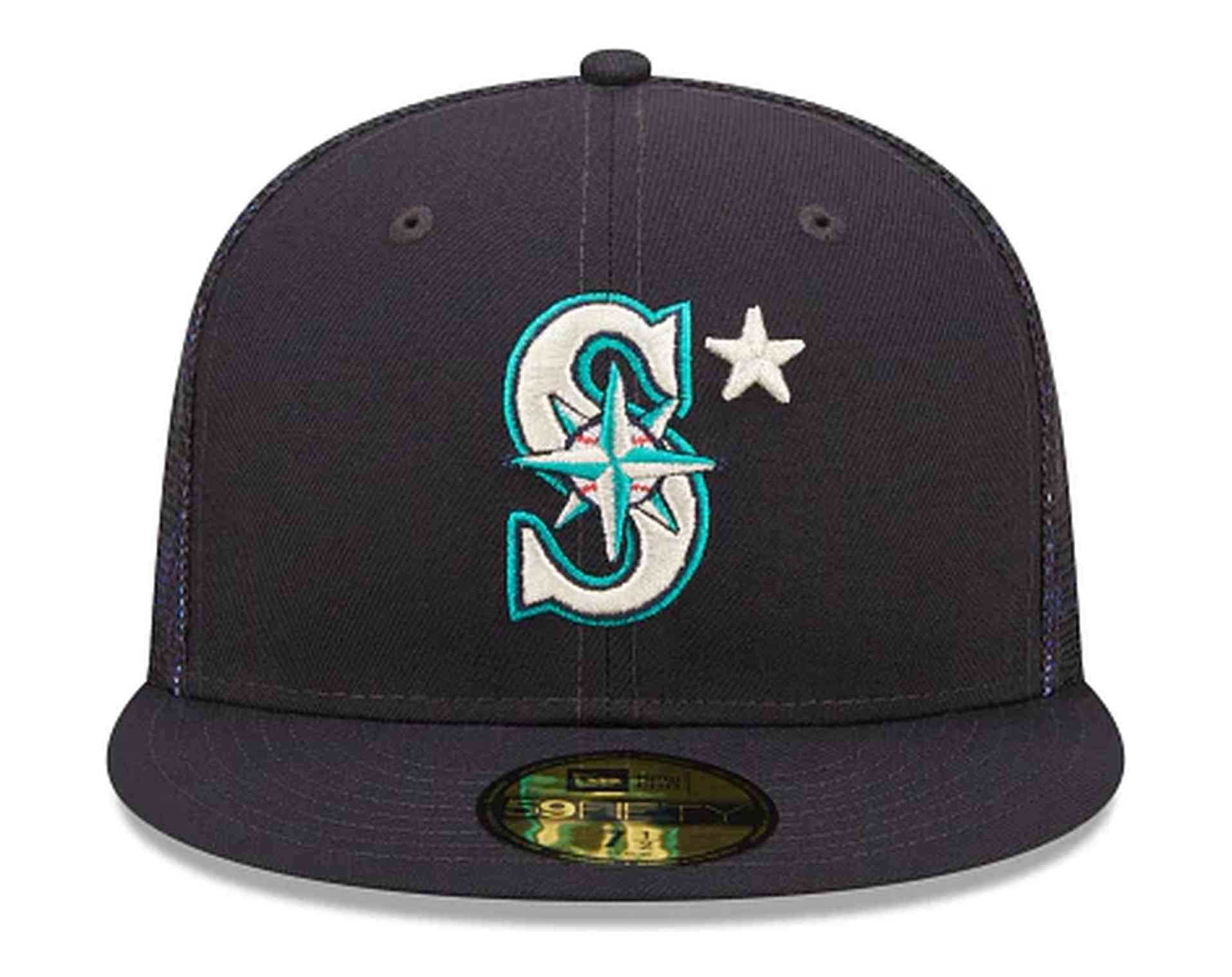 Fitted All 59Fifty Cap Era Mariners Star Seattle MLB 2022 New Game