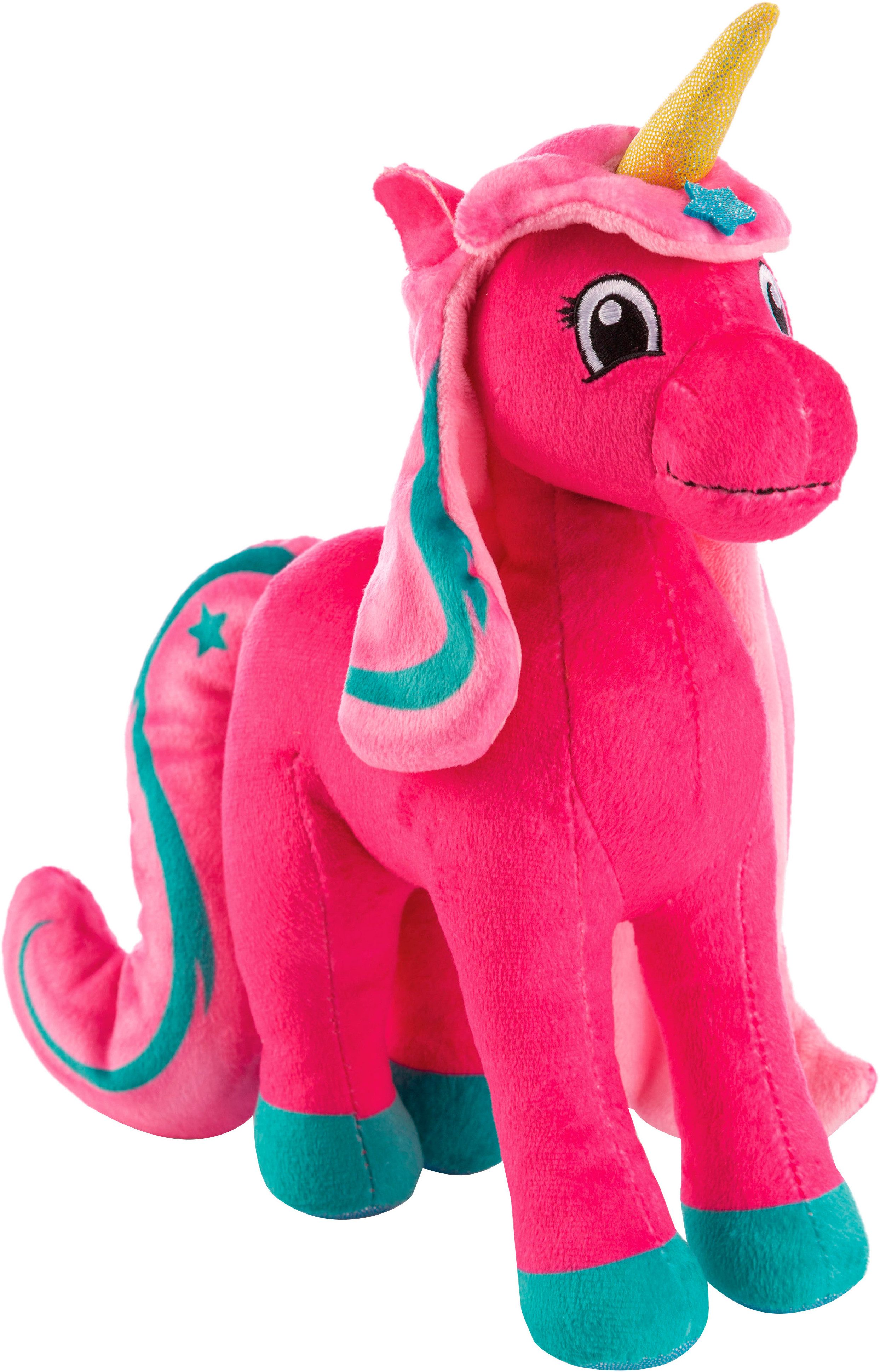 Nici Kuscheltier Lissy PONY, Einhorn Antonia pink-rosa, 22 cm, stehend