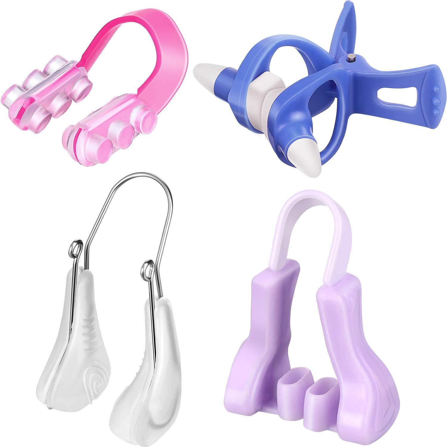 Kosmetikbehandlungsgerät Nasenformer-Set – 4er Silikon-Nasenclips