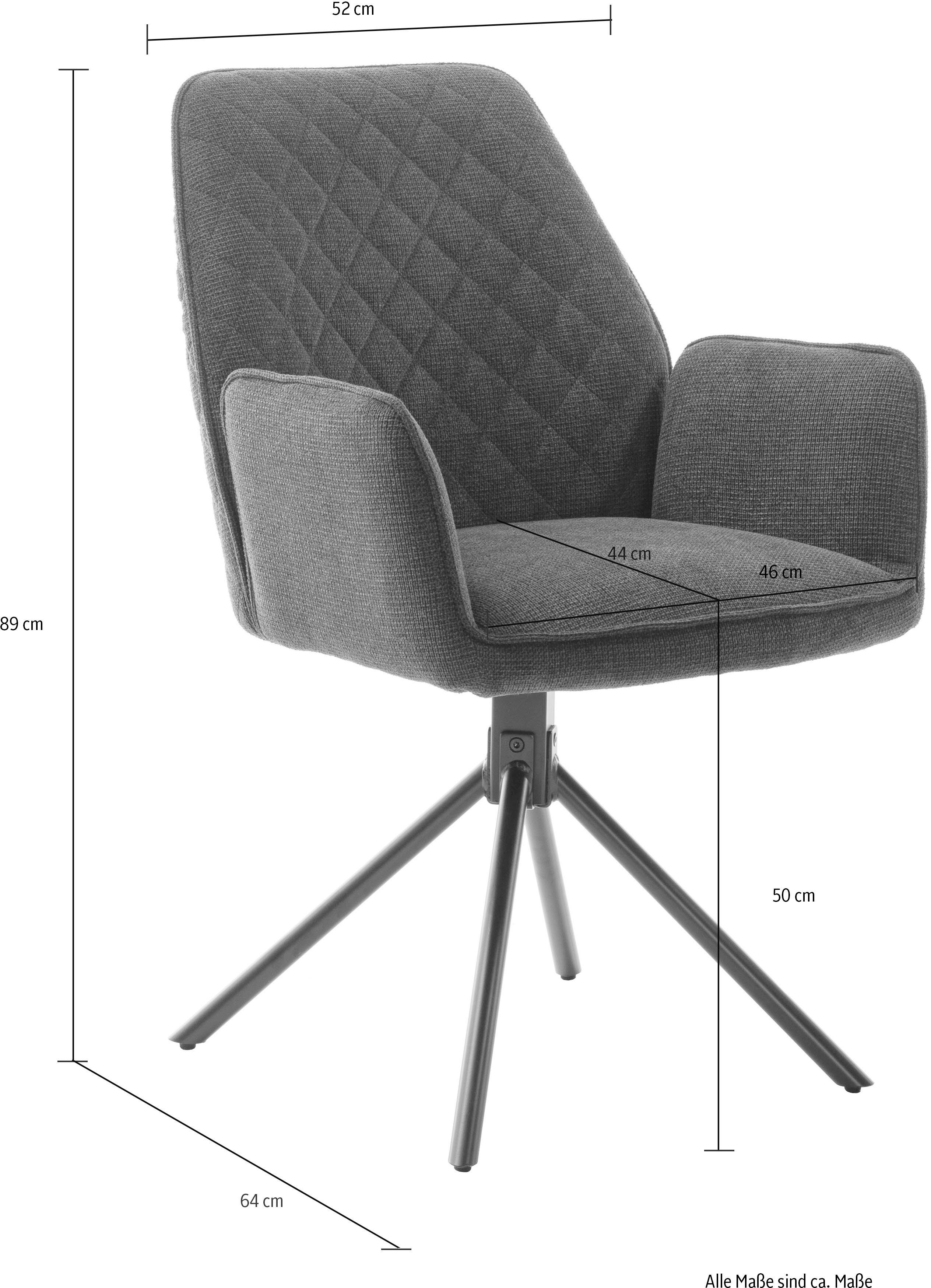 MCA furniture Esszimmerstuhl ACANDI grau grau 