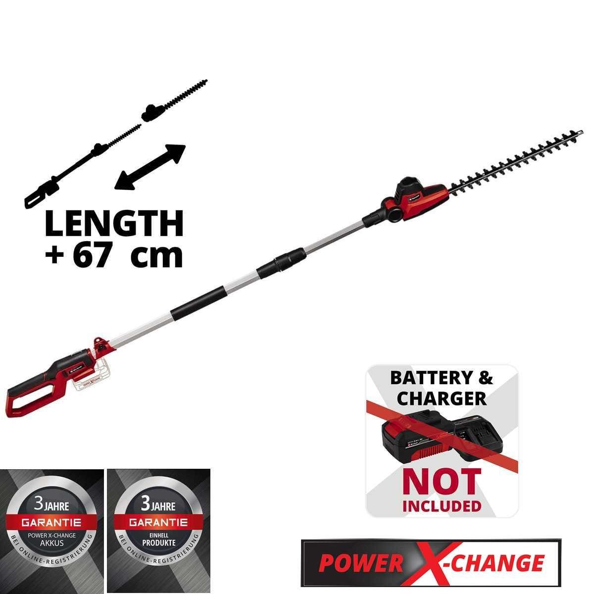 Einhell Akku-Heckenschere Einhell Teleskop-Heckenschere GC-HH 18/45 günstig online kaufen
