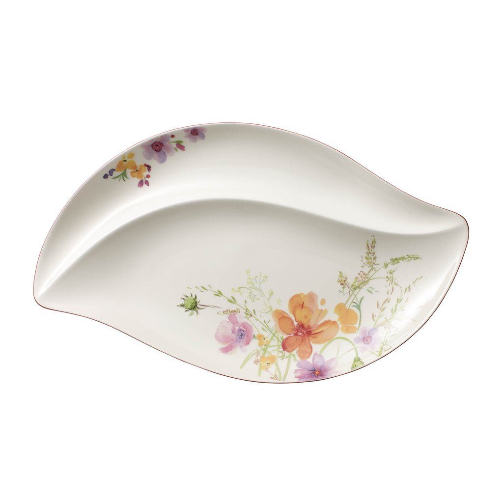 Villeroy & Boch Servierplatte Mariefleur Serve & Salad Servierteller 50x30cm, Porzellan, (1-tlg)