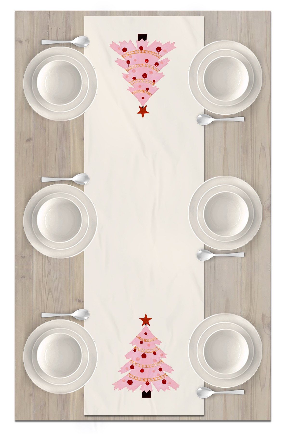 L'Essentiel Maison Tischläufer Weihnachten (1-tlg), Weihnachtliches Motiv, 40 x 135 cm, 100% Polyester