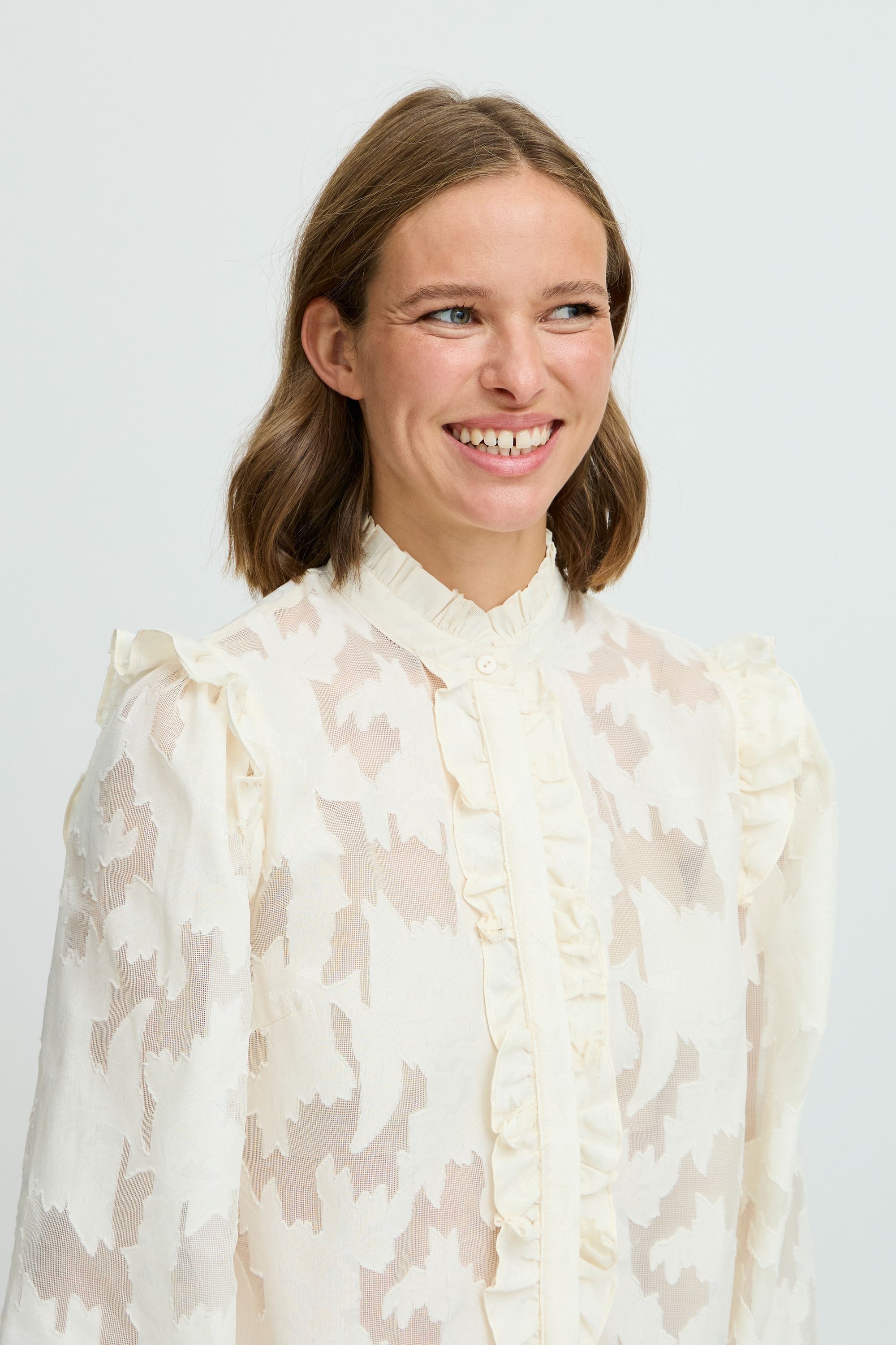 b.young Langarmhemd BYIFLOR SHIRT - HEAVY WOVEN