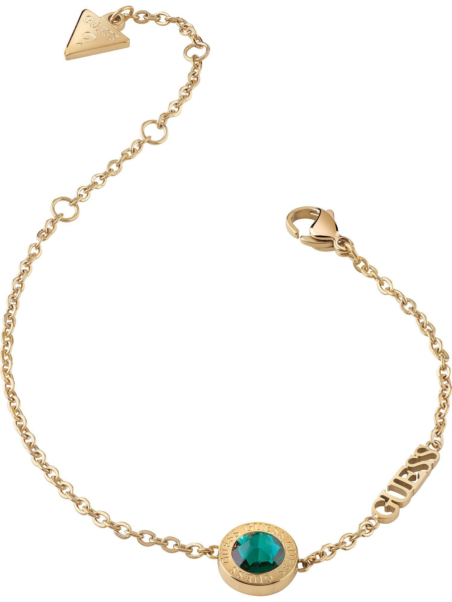 Guess Edelstahlarmband Guess Damen-Armband Edelstahl Zirkonia, Trendig