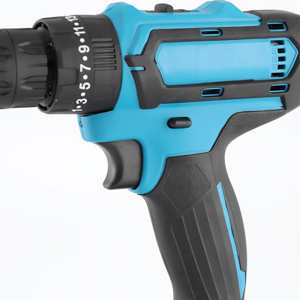 PODOFO Bohrmaschine Akku-Bohrschrauber-Set mit Akku und Ladegerät, 21V 1500mAh