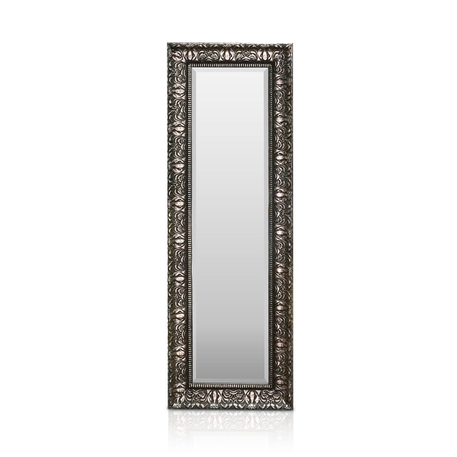 Casa Chic Spiegel Chelsea Spiegel Holzrahmen 130 x 45 cm Silber | Silber | Spiegel