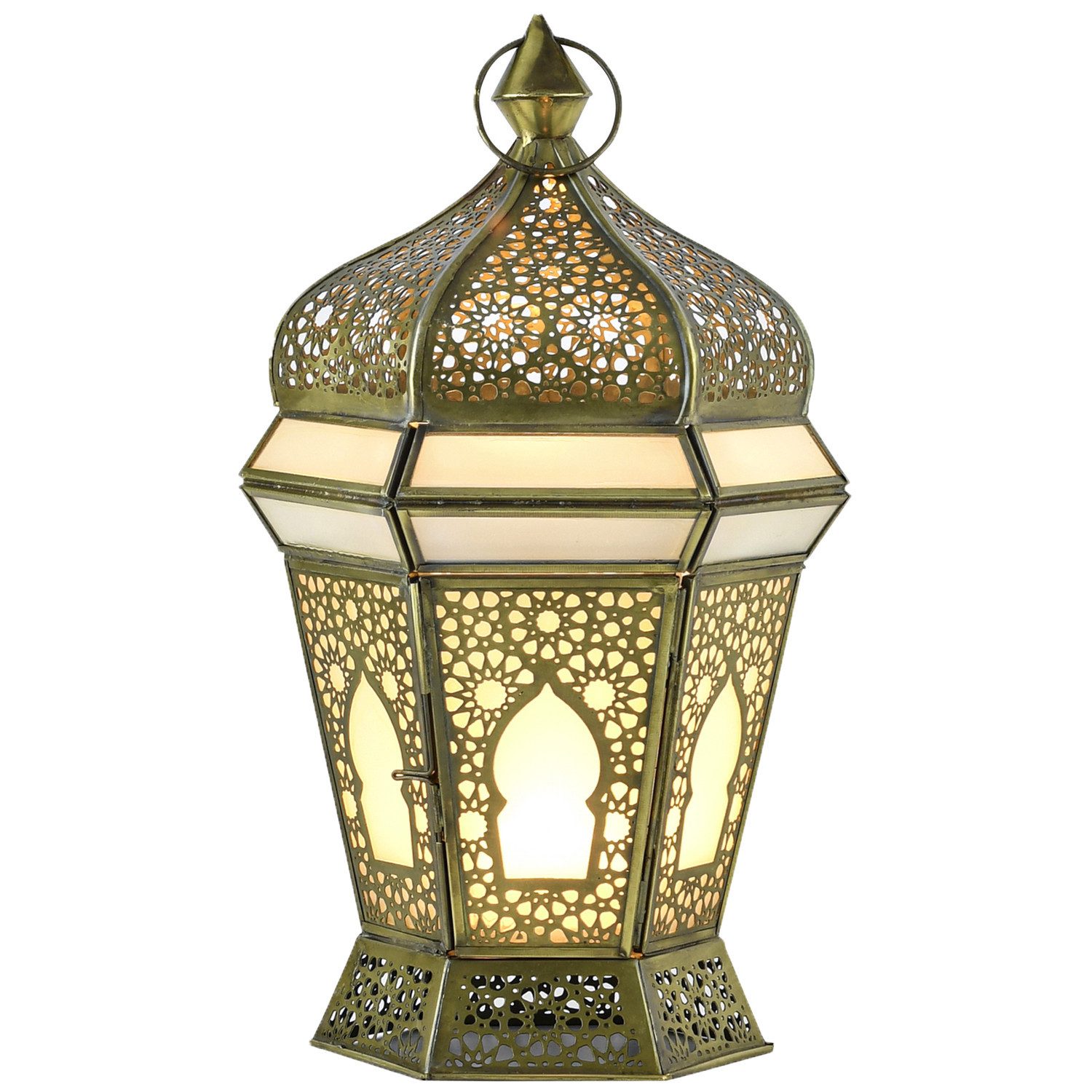 Kerzenlaterne Orientalische Deko Teelichthalter Laterne Windlicht Lamin Weiss