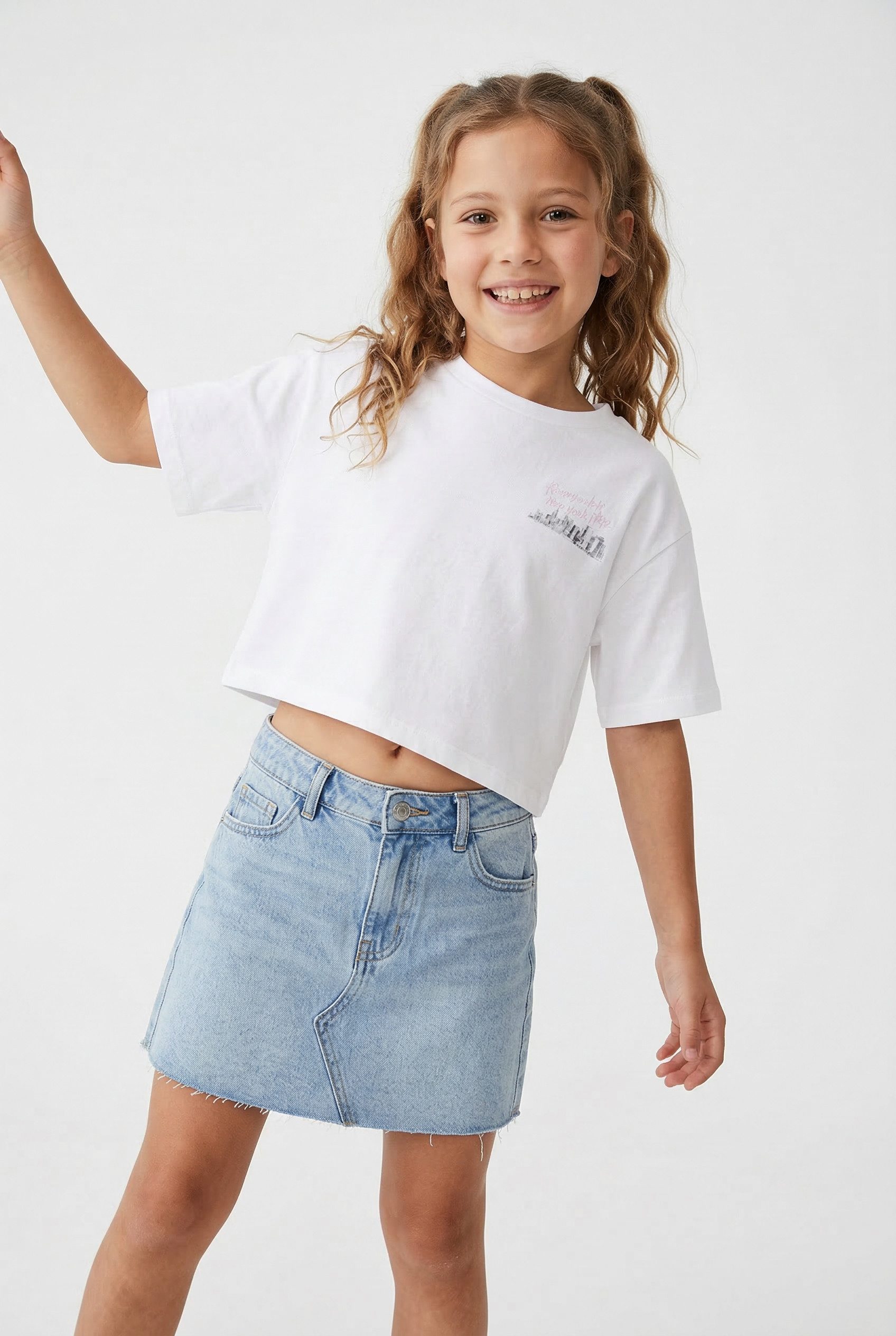 Abercrombie Kids T-Shirt AFG NYC STREETS BOXY TEE Mit Fotodruck auf der Rückseite