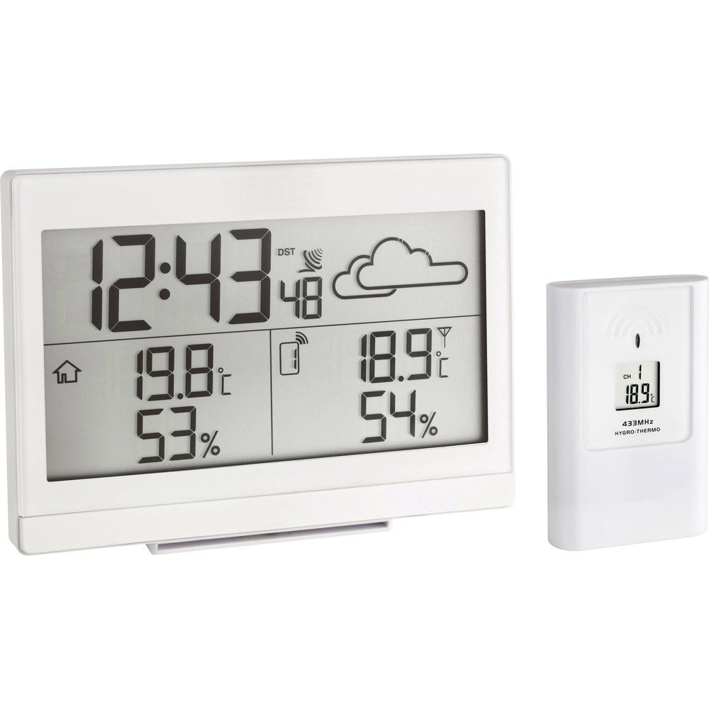 Wetterstation Funk-Wetterstation TFA Dostmann CASA 35.1135.02 Weiß
