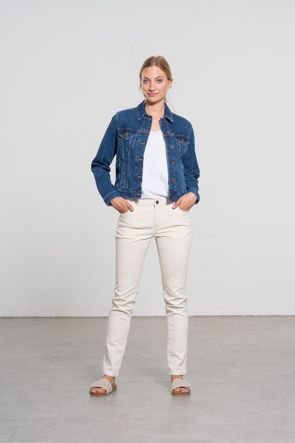 Feuervogl Jeansjacke fv-Ste:na, Hemp Denim, Damen Jeans Jacke