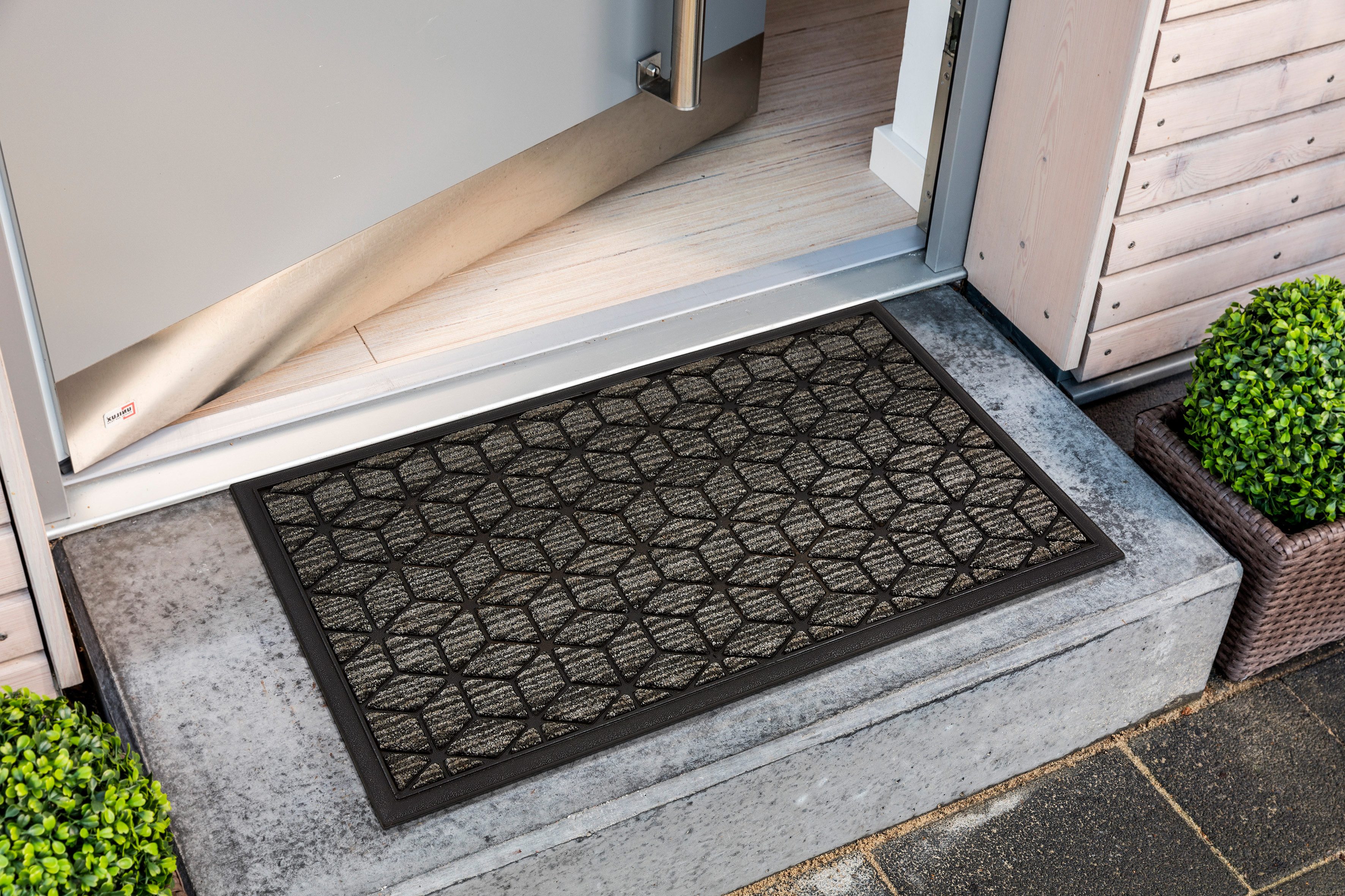 ASTRA Fußmatte Border Graphic, rechteckig, Höhe: 8 mm, Türmatte, Schmutzfangmatte, rutschfest, in und Outdoor