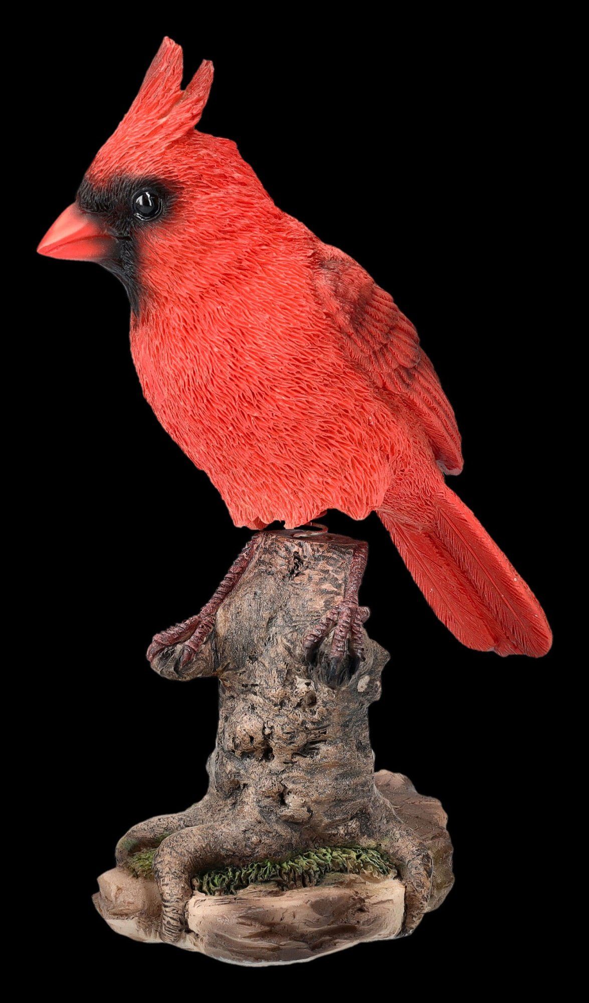 Tierfigur Kardinal Roter Tierdeko - Shop Wackelnder GmbH Dekofigur Figuren Vogel Figur Dekoration